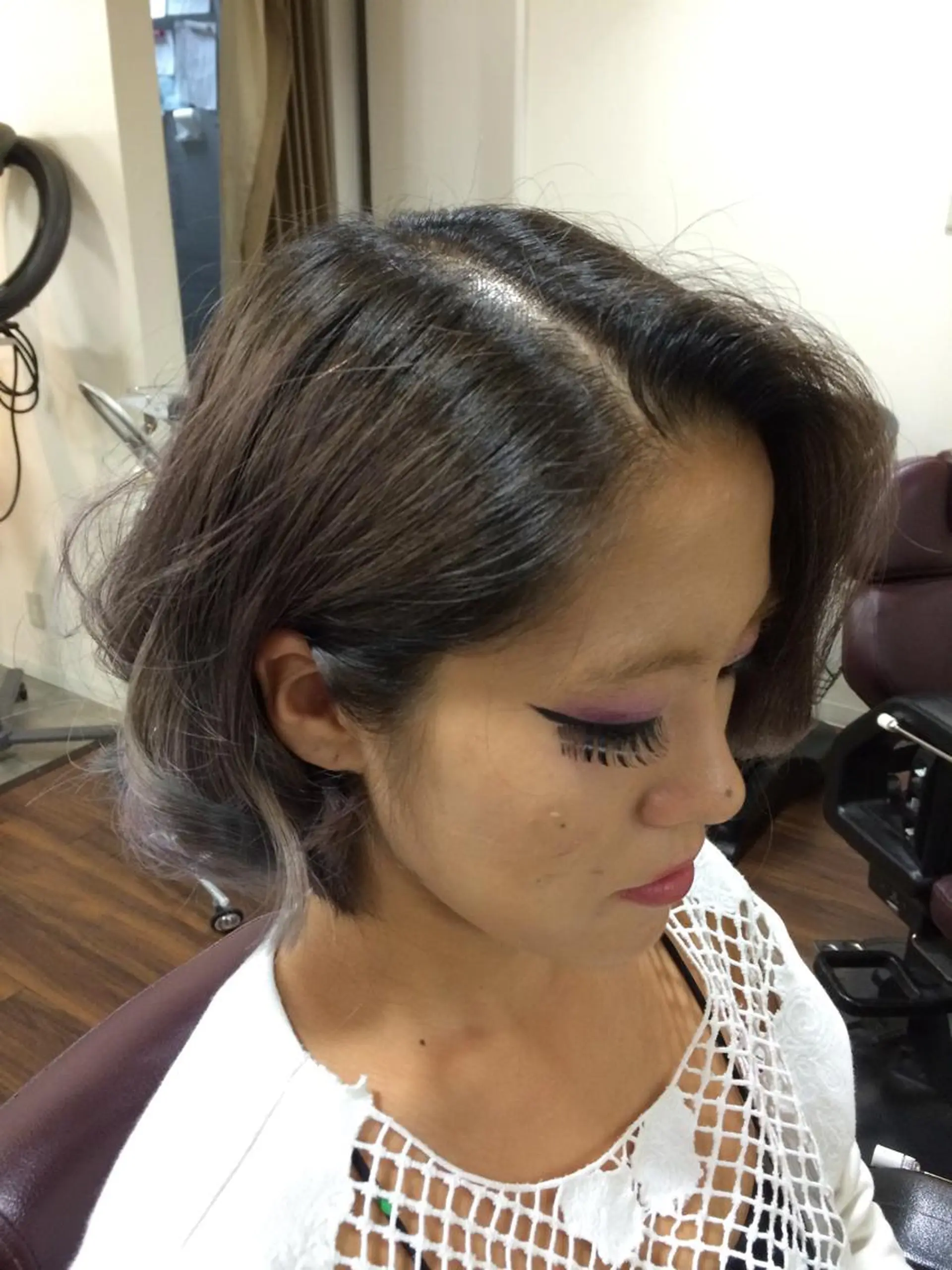 カラー 田光 美華のヘアスタイル