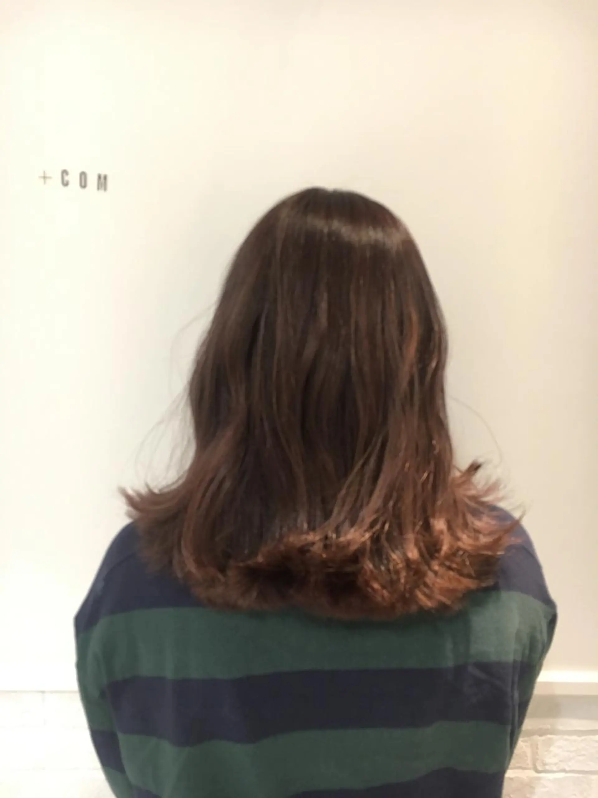 カラー ブラウンカラー モカブラウン 江原 彩華のヘアスタイル