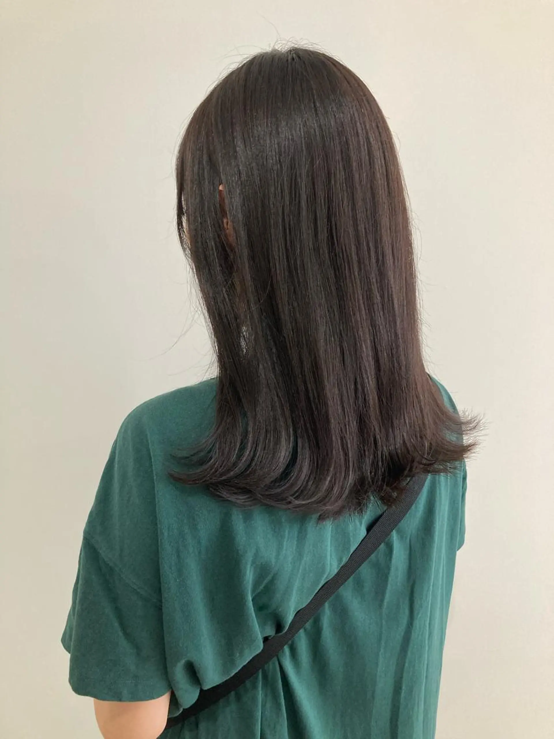 ミディアム カラー パーマ ストレートパーマ お洒落パーマ/ 艶カラー/michiのヘアスタイル