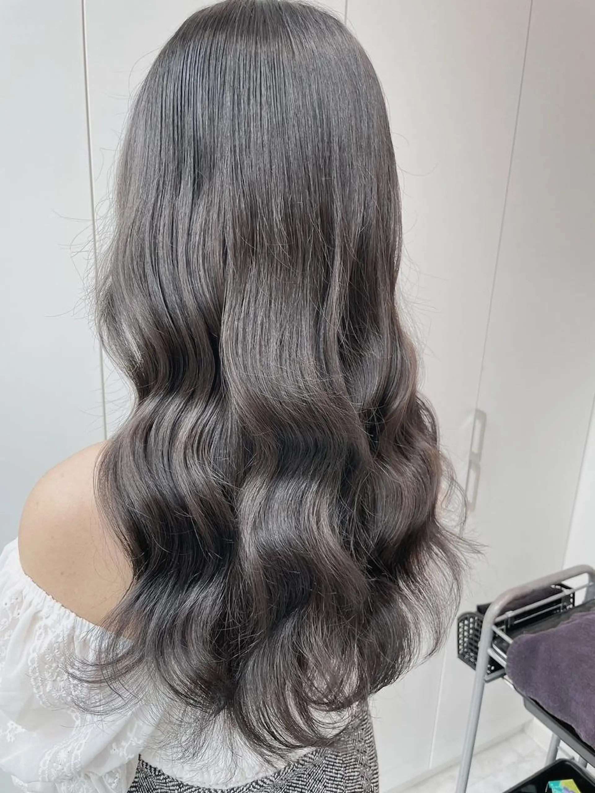 ロング カラー ヘアアレンジ 透け上品ハイトーン 職人ゆうと🤍のヘアスタイル