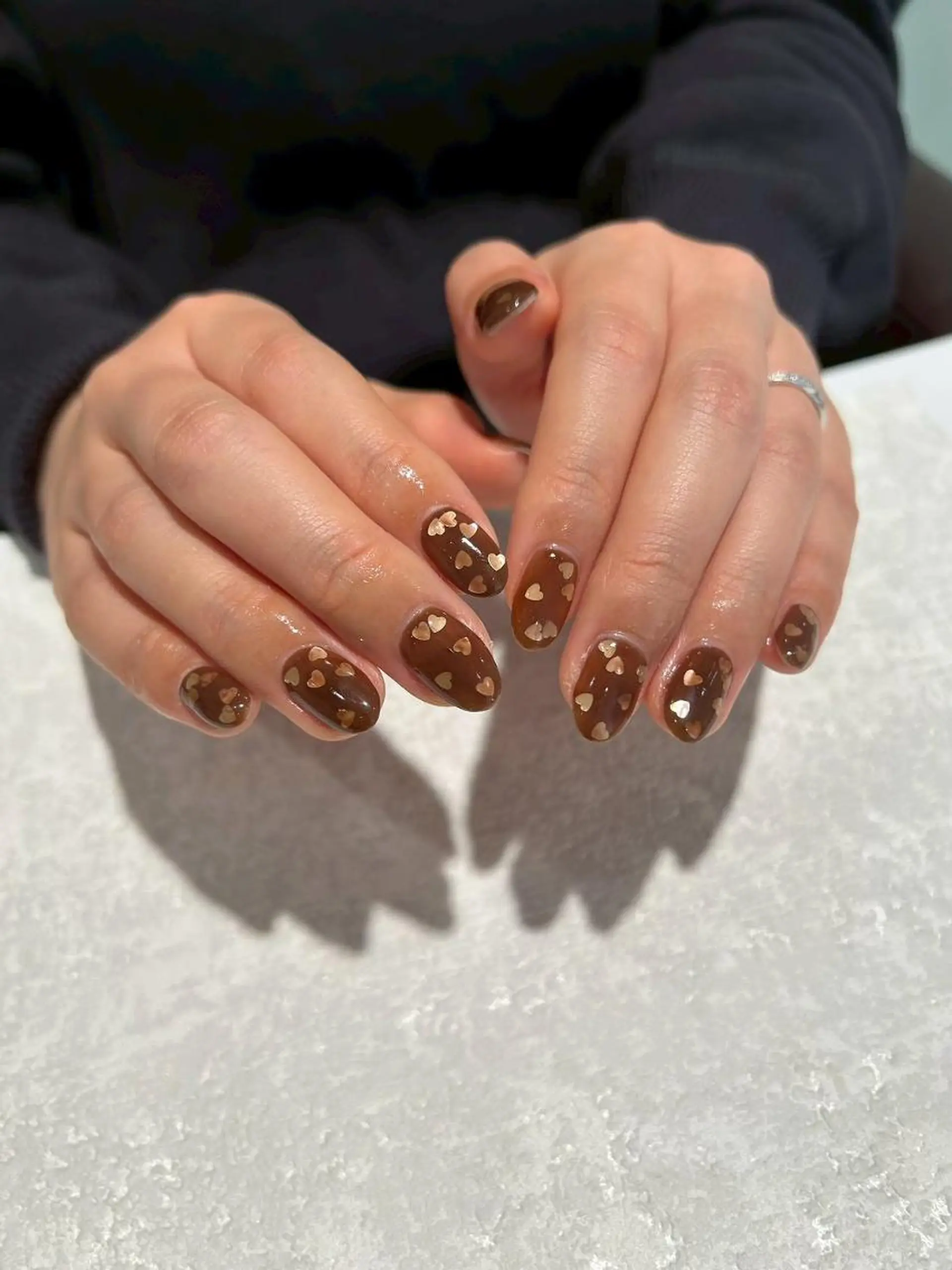 ネイル 桜ネイル ピンク 春ネイル ハンドネイル 春ネイル KAYAのネイルデザイン