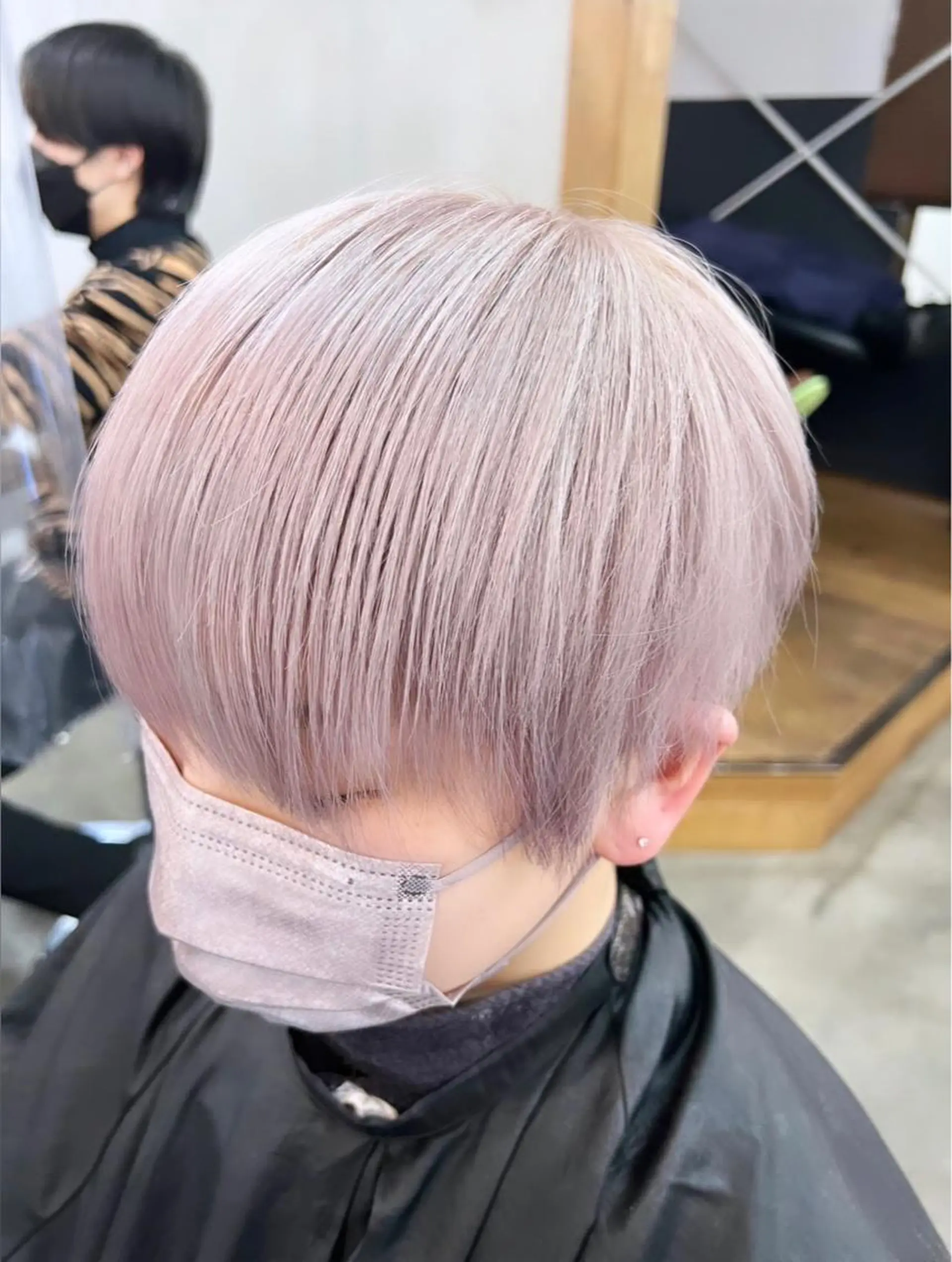 ショート カット ヘアカラー トリートメント ヘアセット CARAT堺東 Aujua認定サロンのヘアスタイル