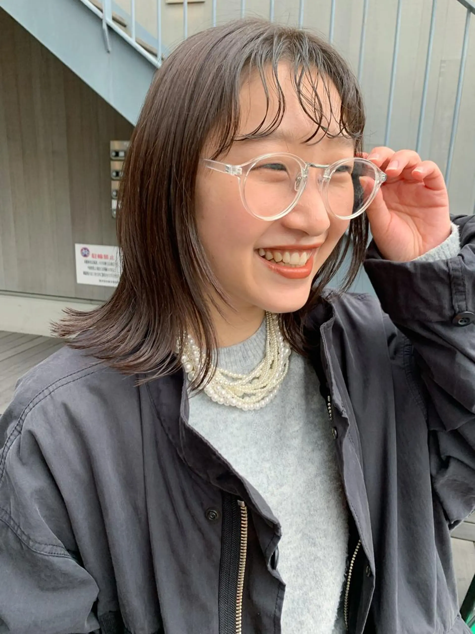 ミディアム カラー パーマ 🌼sunc HINAMI🌼のヘアスタイル