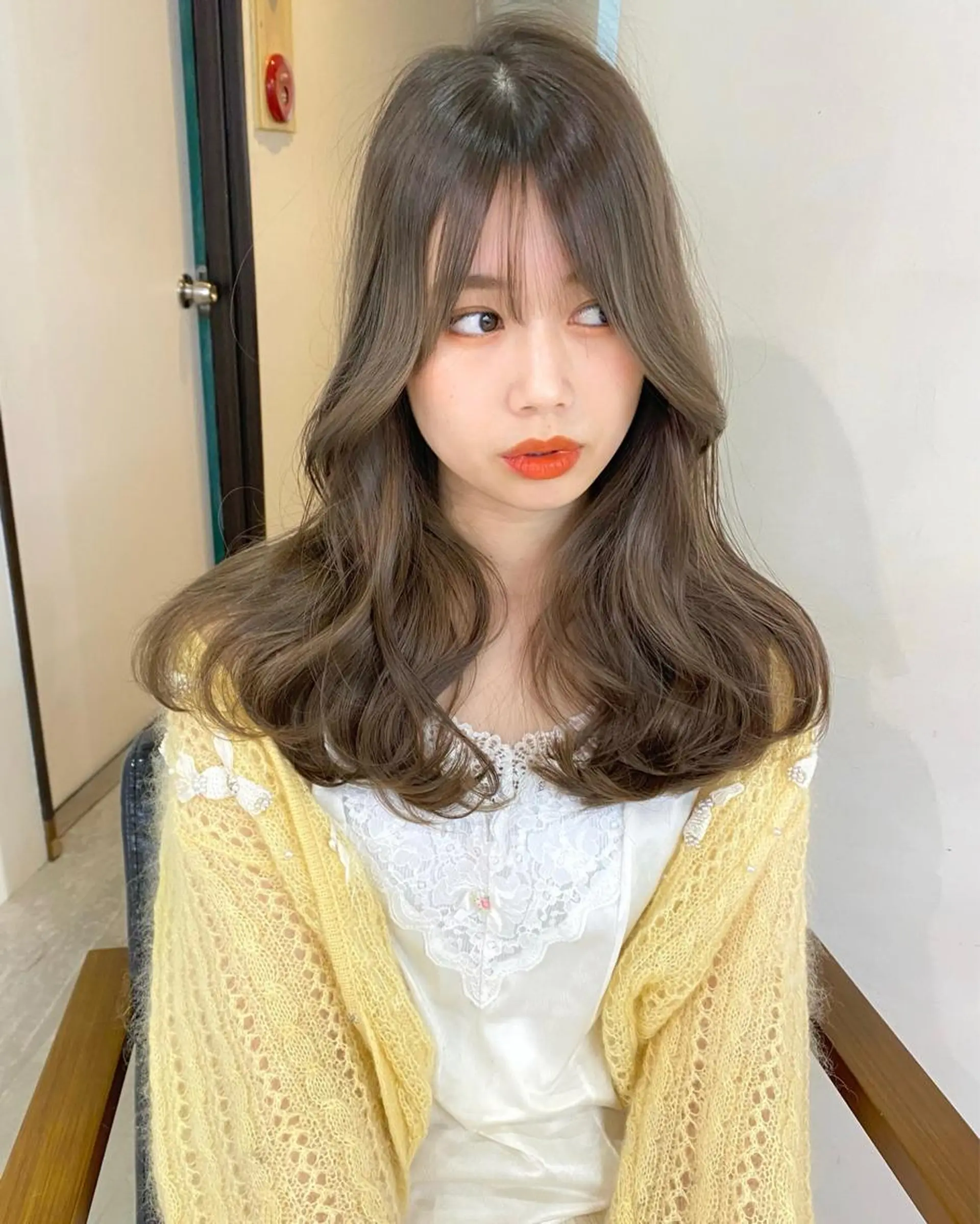 カラー ブリーチ ダブルカラー 卒業式のヘアスタイル ヘアカラー mizuki/ピンク ベージュ.レイヤーのヘアスタイル