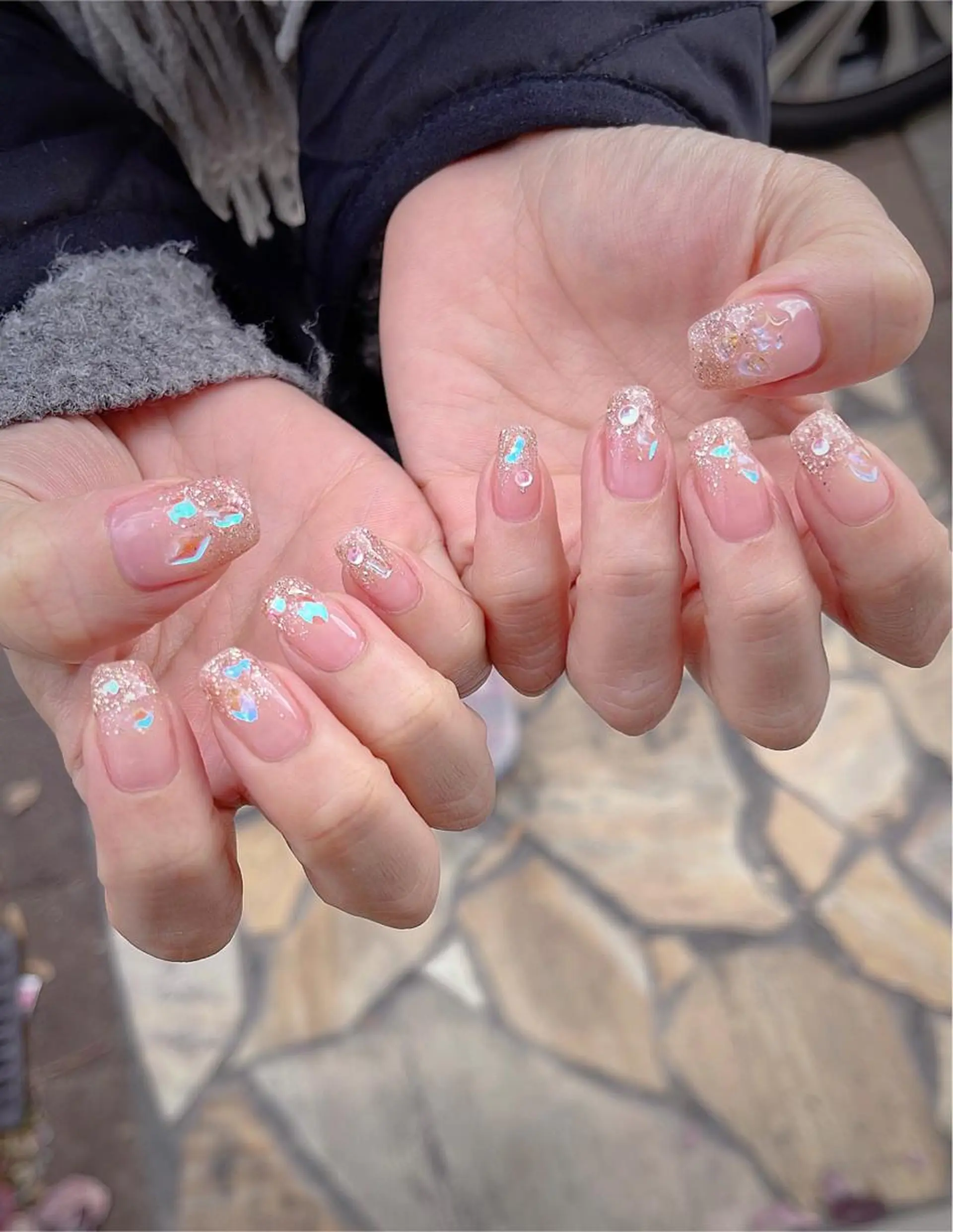 ミディアム ハンドネイル めぐみのネイルサロン 惠のネイルデザイン