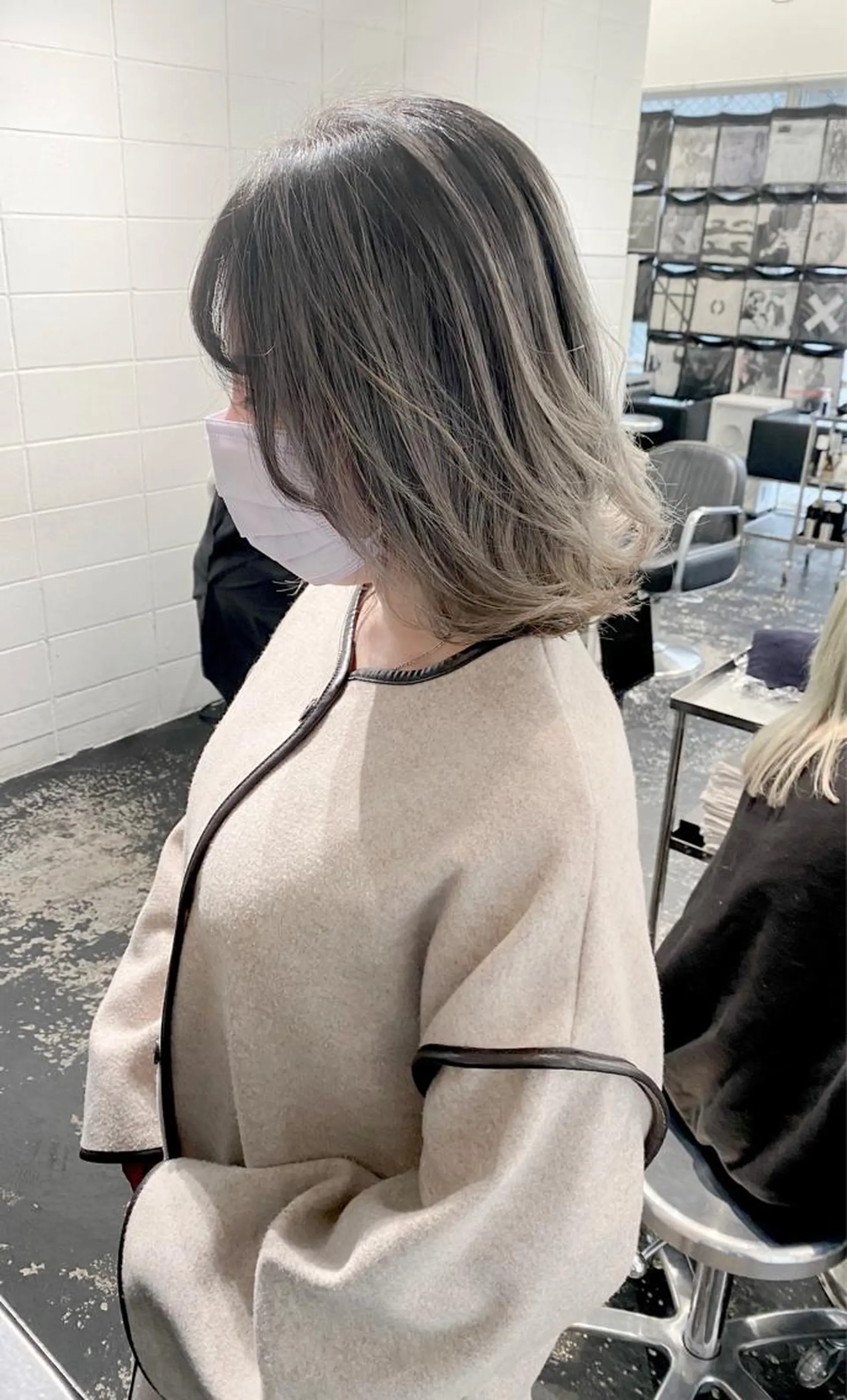 ミディアム カラー パーマ ヘアアレンジ メンズ キッズ nico TOKYO 渋谷所属・ブリーチ　ハイトーン 特化🌈フジタハルキのヘアスタイル