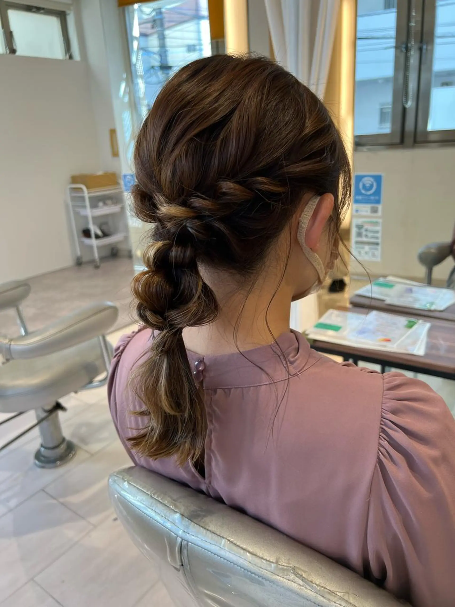 セミロング 久永 菫のヘアスタイル