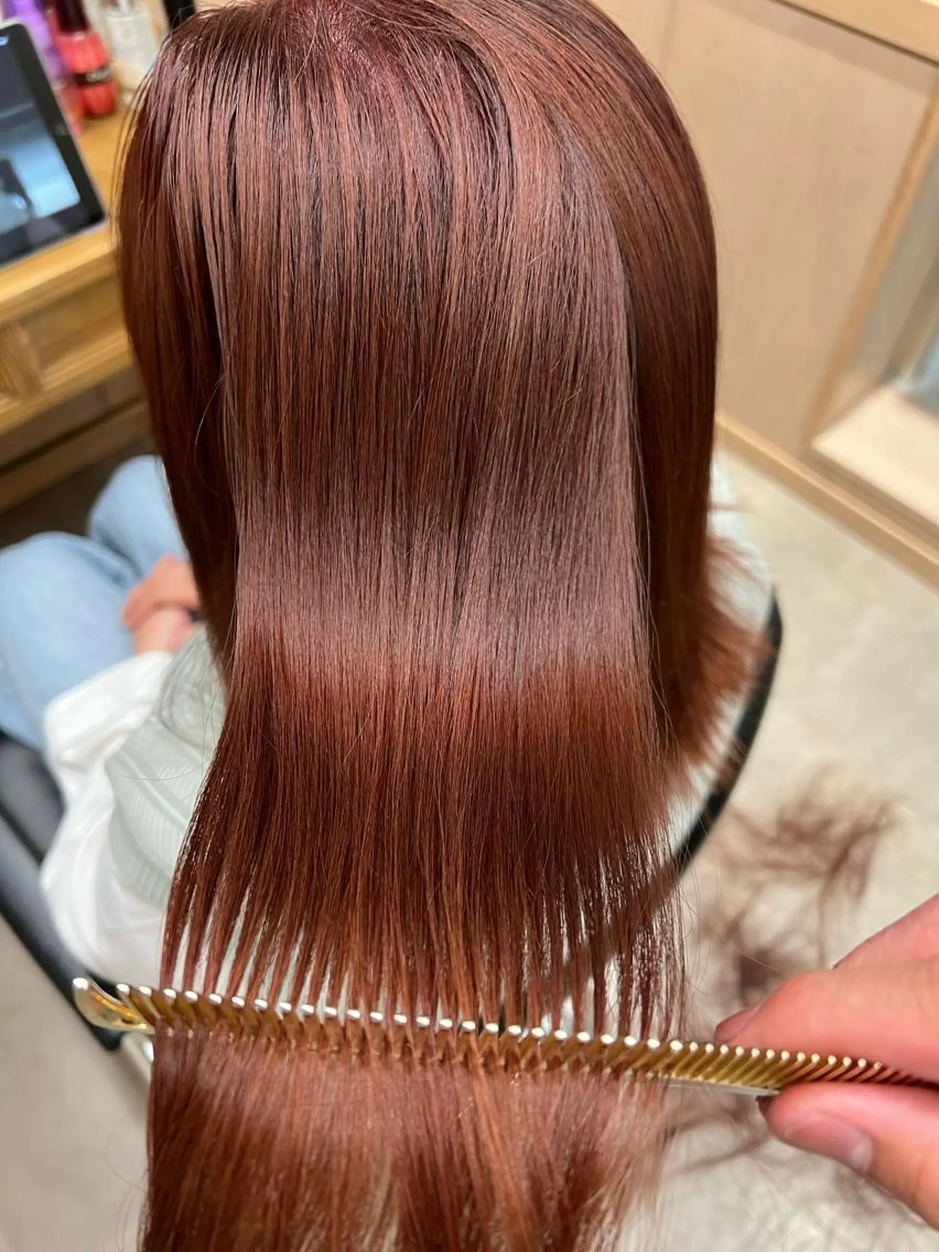 ミディアム GO TODAY  SHAiRE SALON 名古屋店所属・艶カラー/髪質改善/ 西　大喜(ひろき)のヘアスタイル