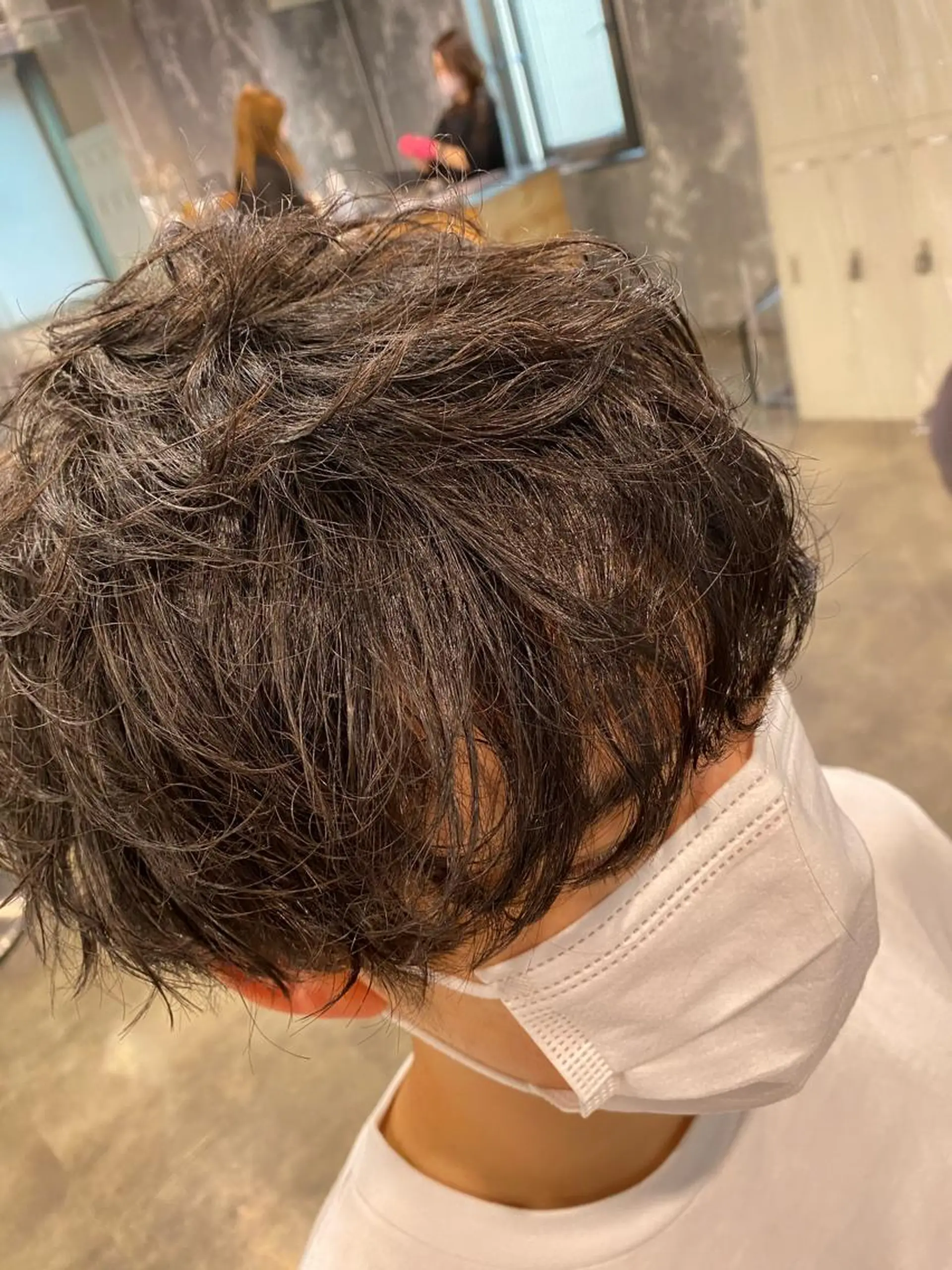 ショート パーマ メンズ 🟦ニュアンス/メン ズパーマ横浜🟦のヘアスタイル