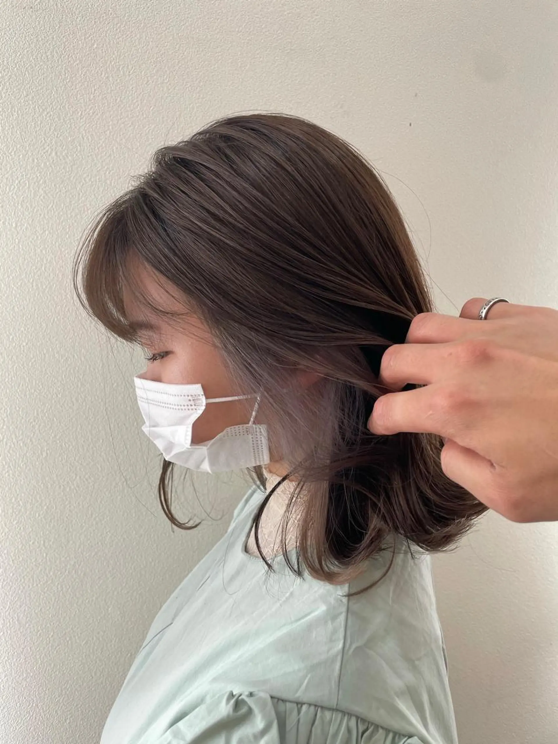 ミディアム カラー イヤリングカラー インナーカラー カット ヘアカラー トリートメント 髪質改善支持率 NO.1🫧松野力也のヘアスタイル