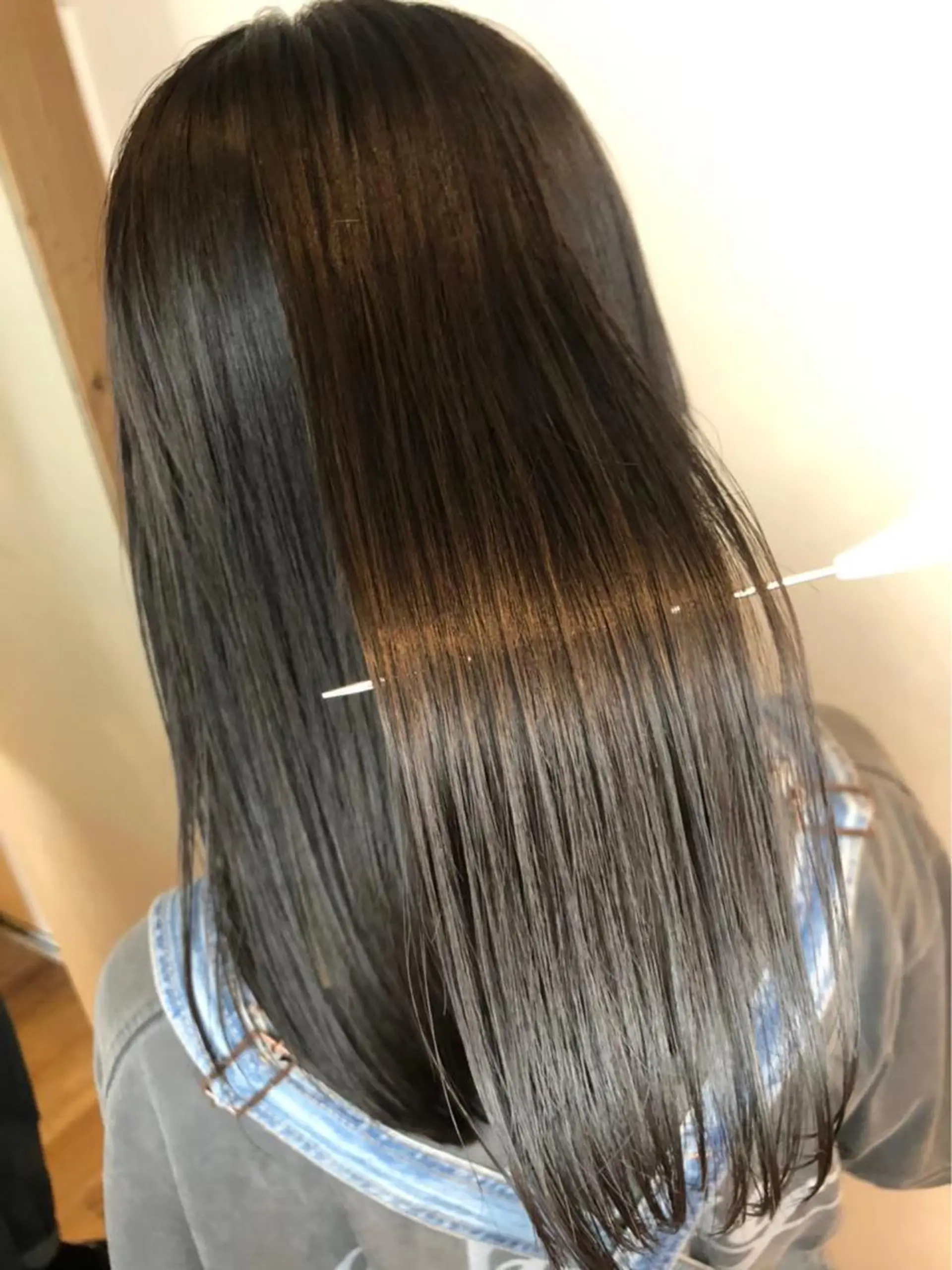 ミディアム 縮毛矯正 hairresort Ai 川越店のヘアスタイル