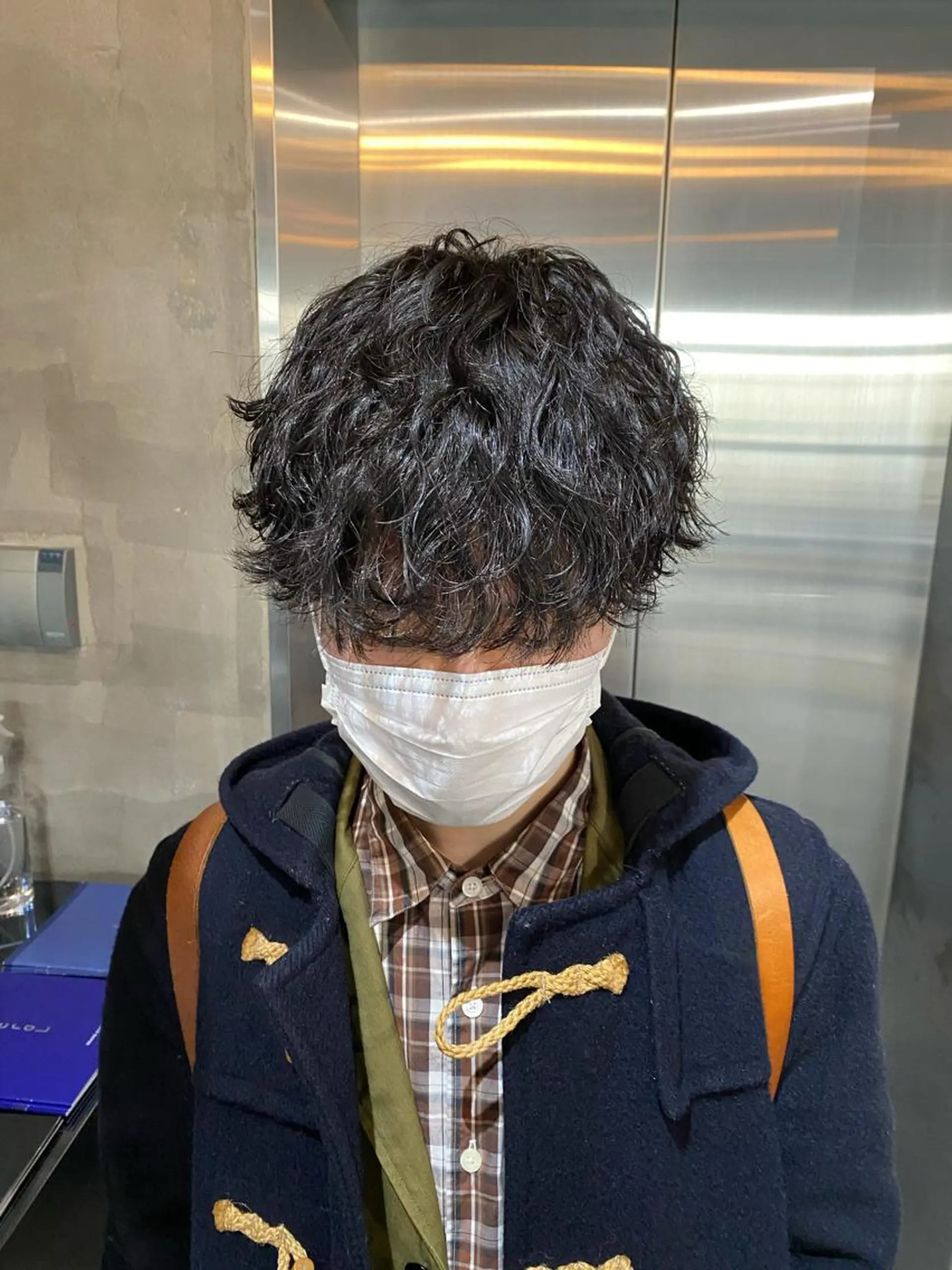 ショート パーマ メンズ カット パーマ Agu hair lore沼館店所属・八戸パーマ/メンズパ ーマ/シンゴ。のヘアスタイル