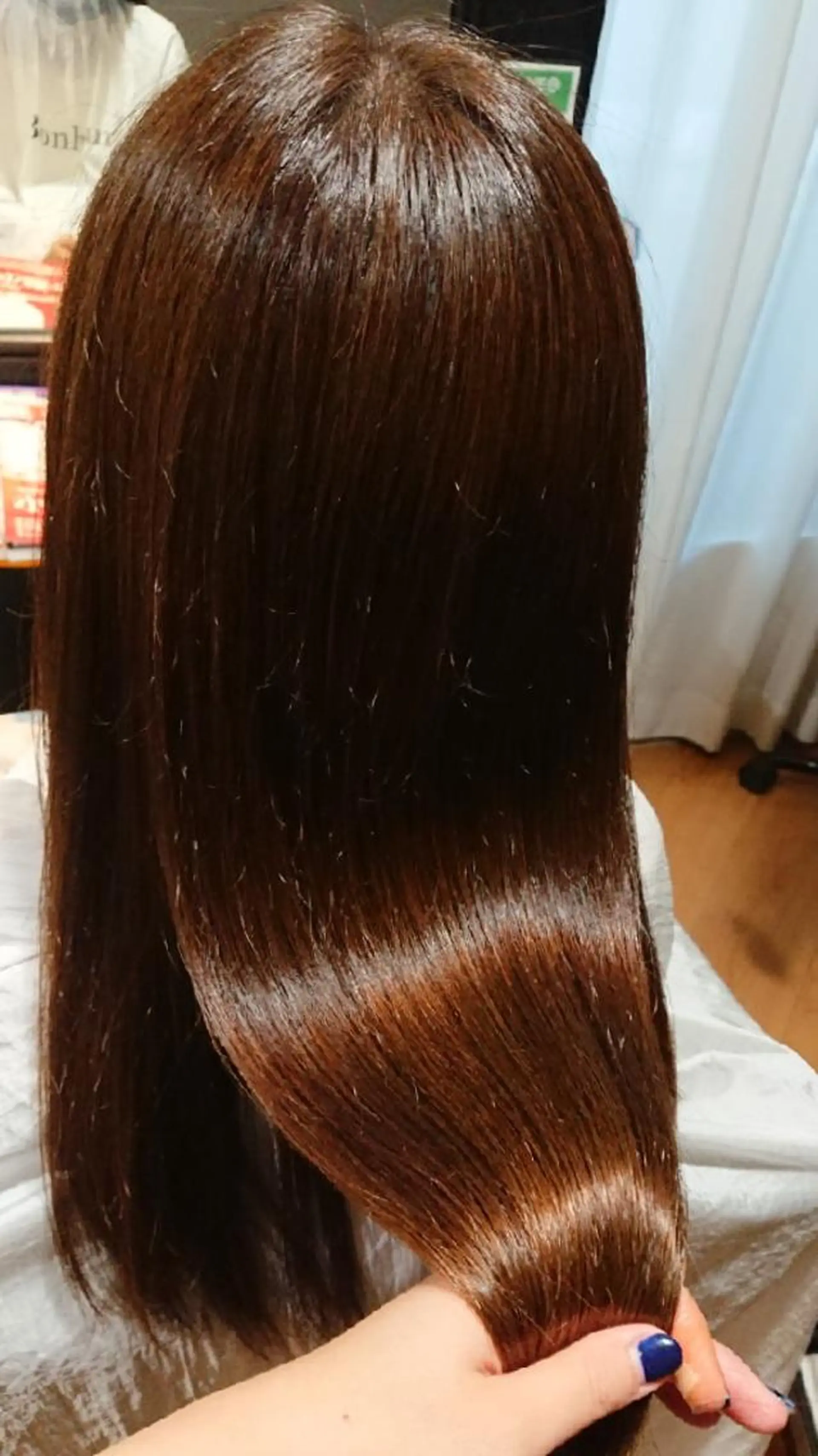 セミロング カラー ベージュカラー 三好 麻美のヘアスタイル