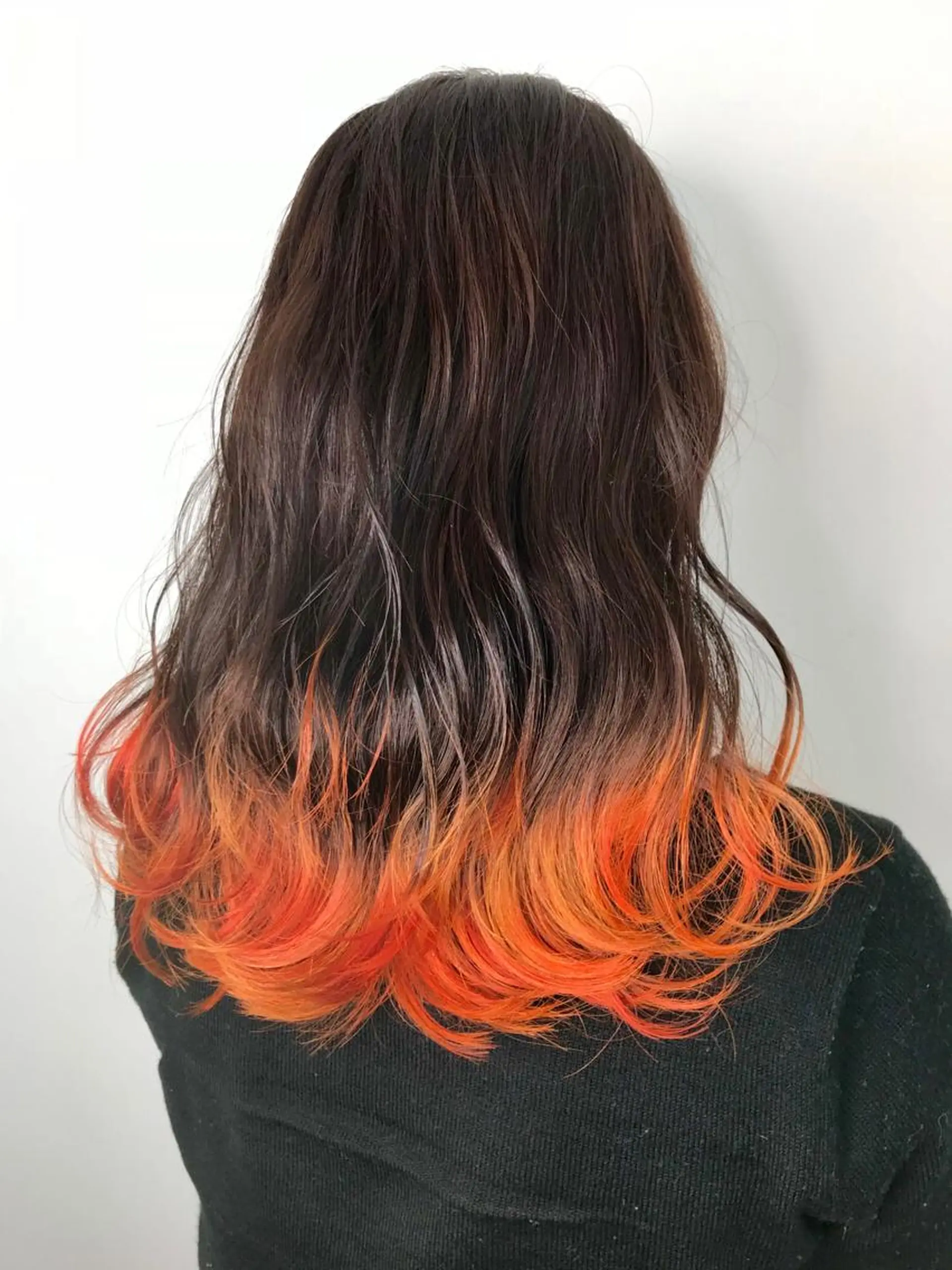 セミロング カラー 酸性ストレート/ブリ ーチなし/中村 匠のヘアスタイル