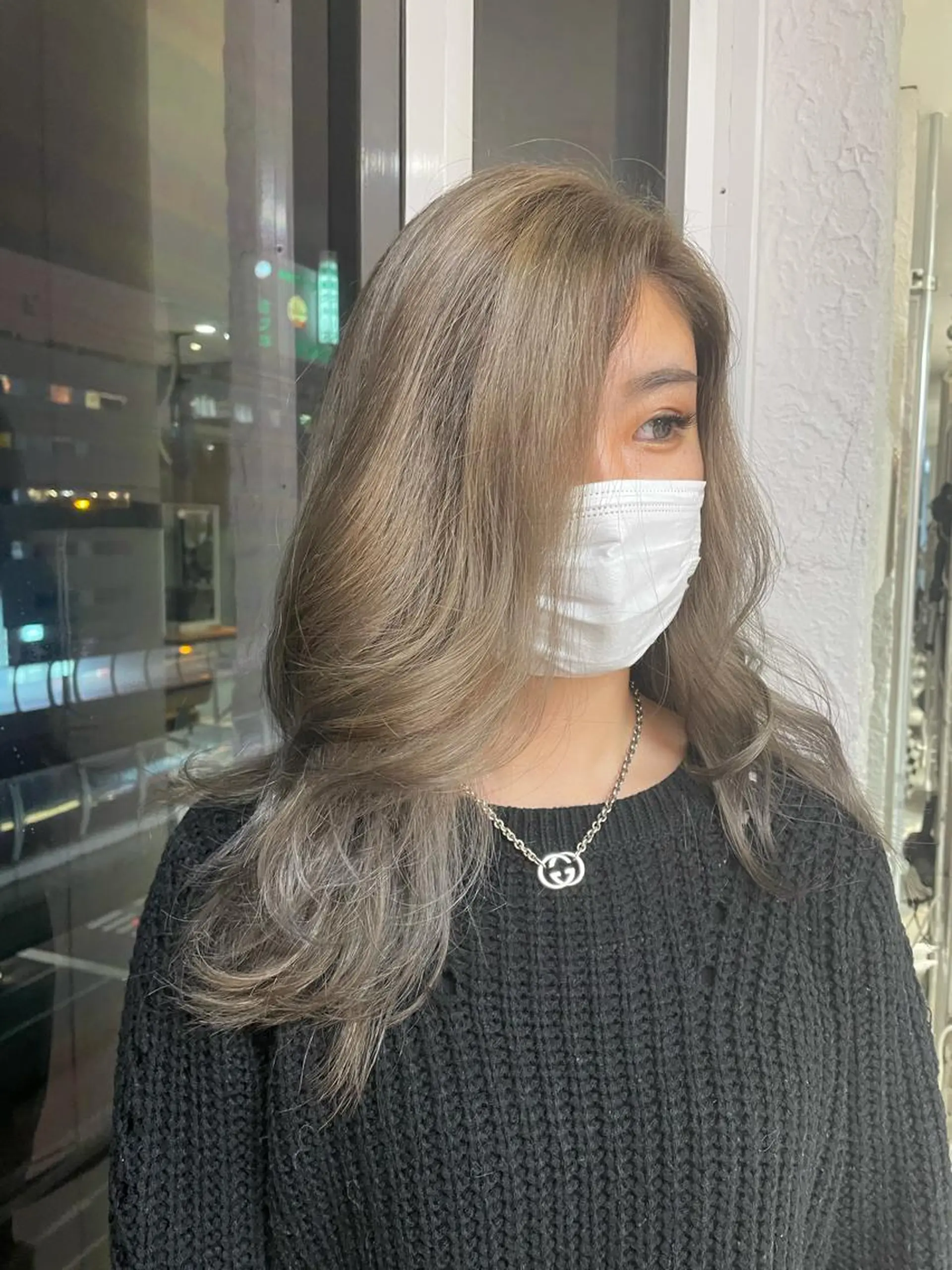 ロング 艶ハイトーン👑♡ NATSUKIのヘアスタイル