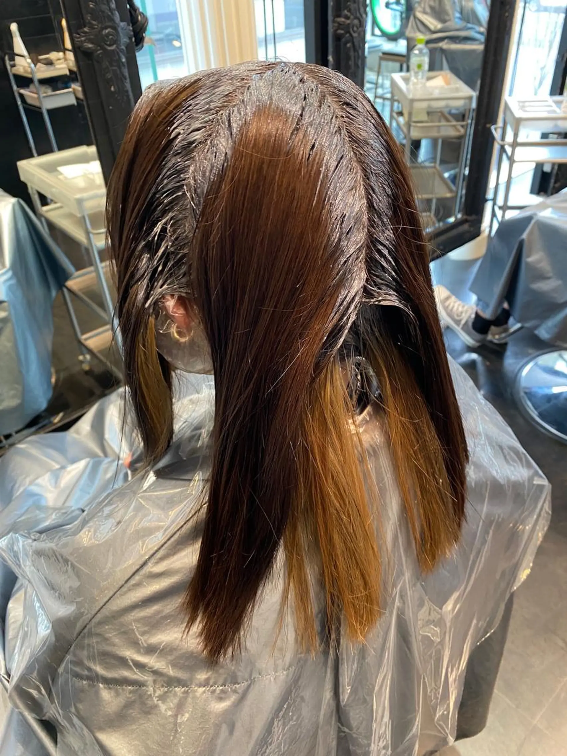 ミディアム カラー ✨髪質改善 縮毛矯正 艶髪 立川 コウキ✨のヘアスタイル