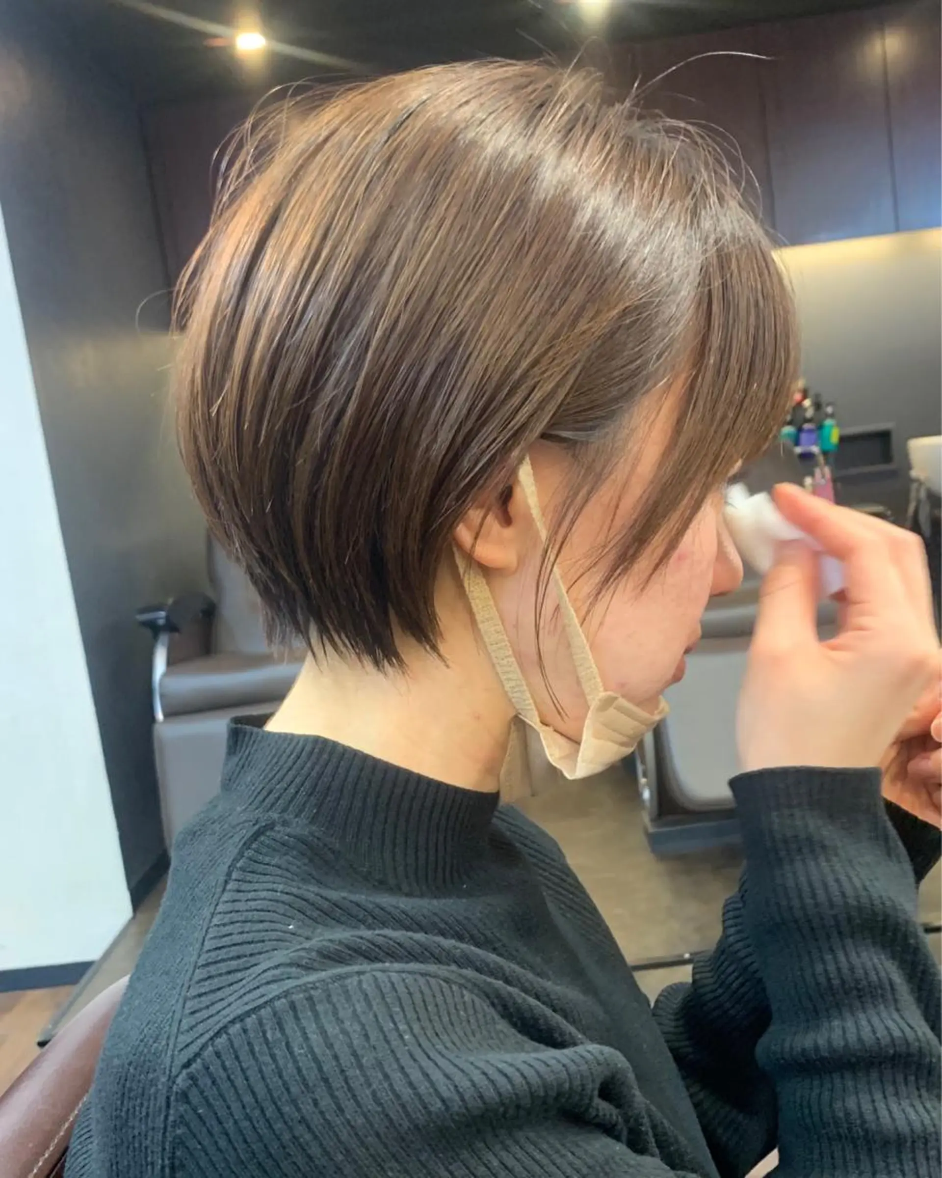 ショート 縮毛矯正/ショート/ レイヤー/畑中正敏のヘアスタイル