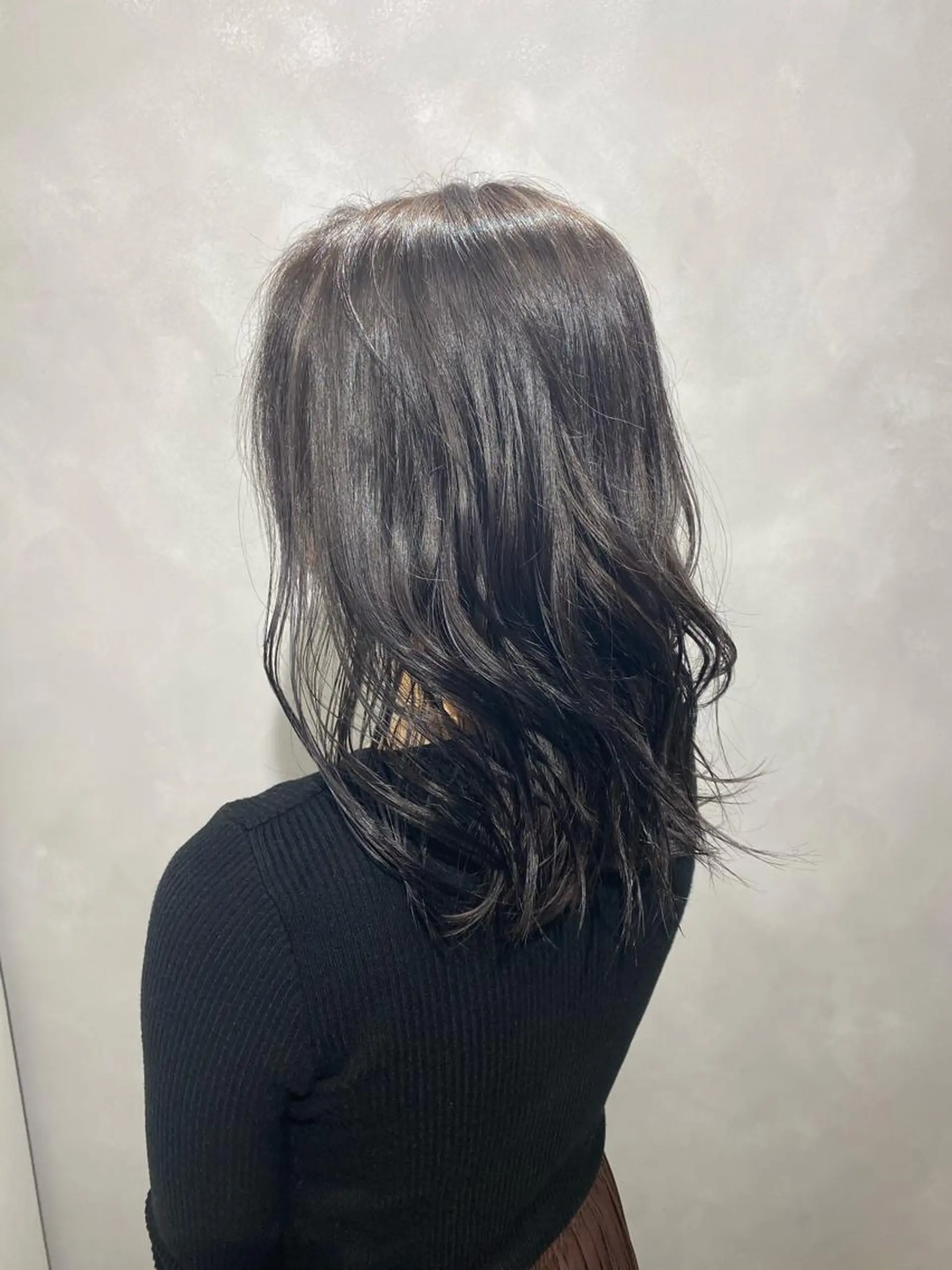 ミディアム カラー 髪質改善/縮毛矯正 レイヤー/松川匠のヘアスタイル