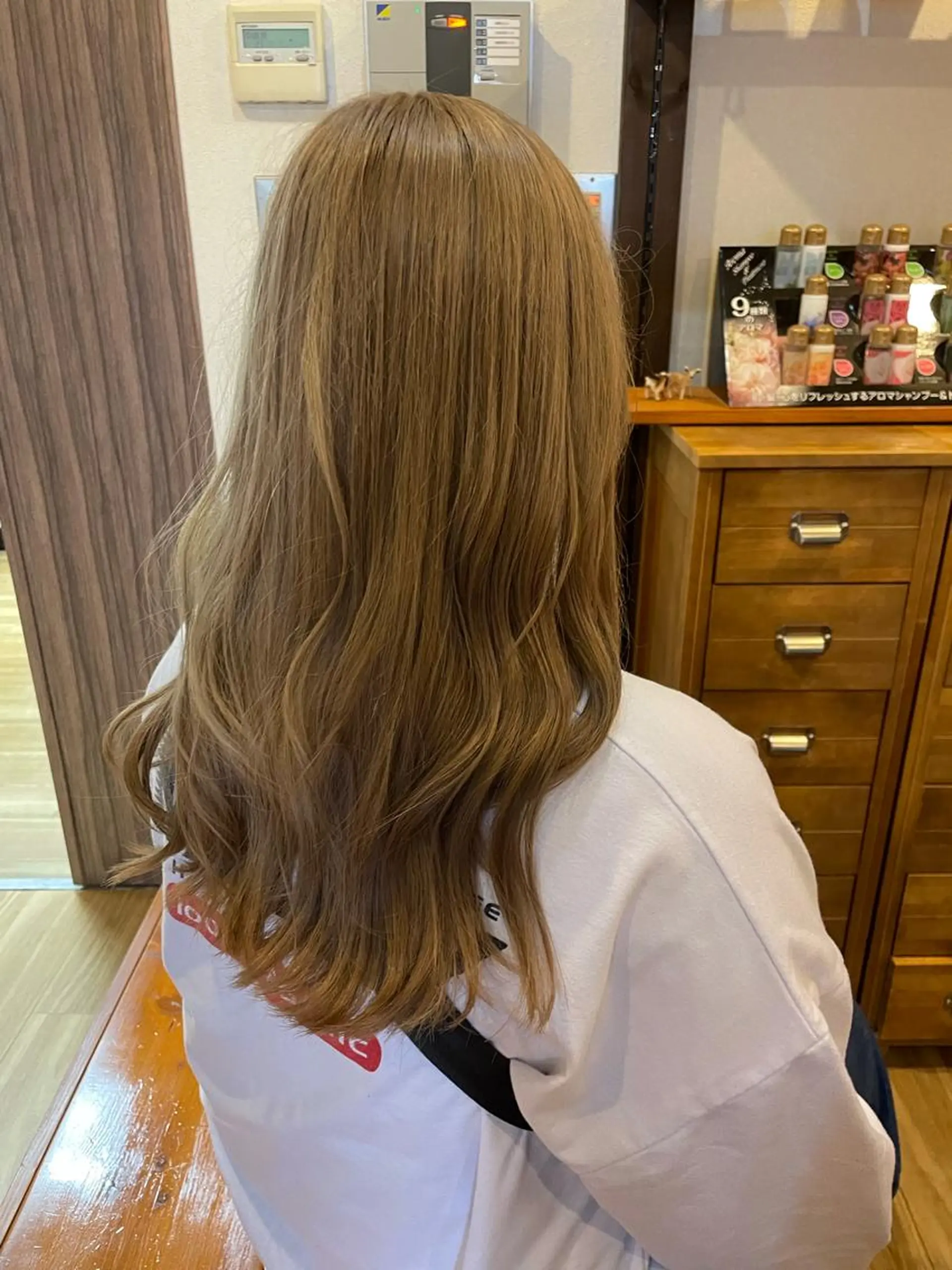 ロング カラー ヘアアレンジ like みやびのヘアスタイル