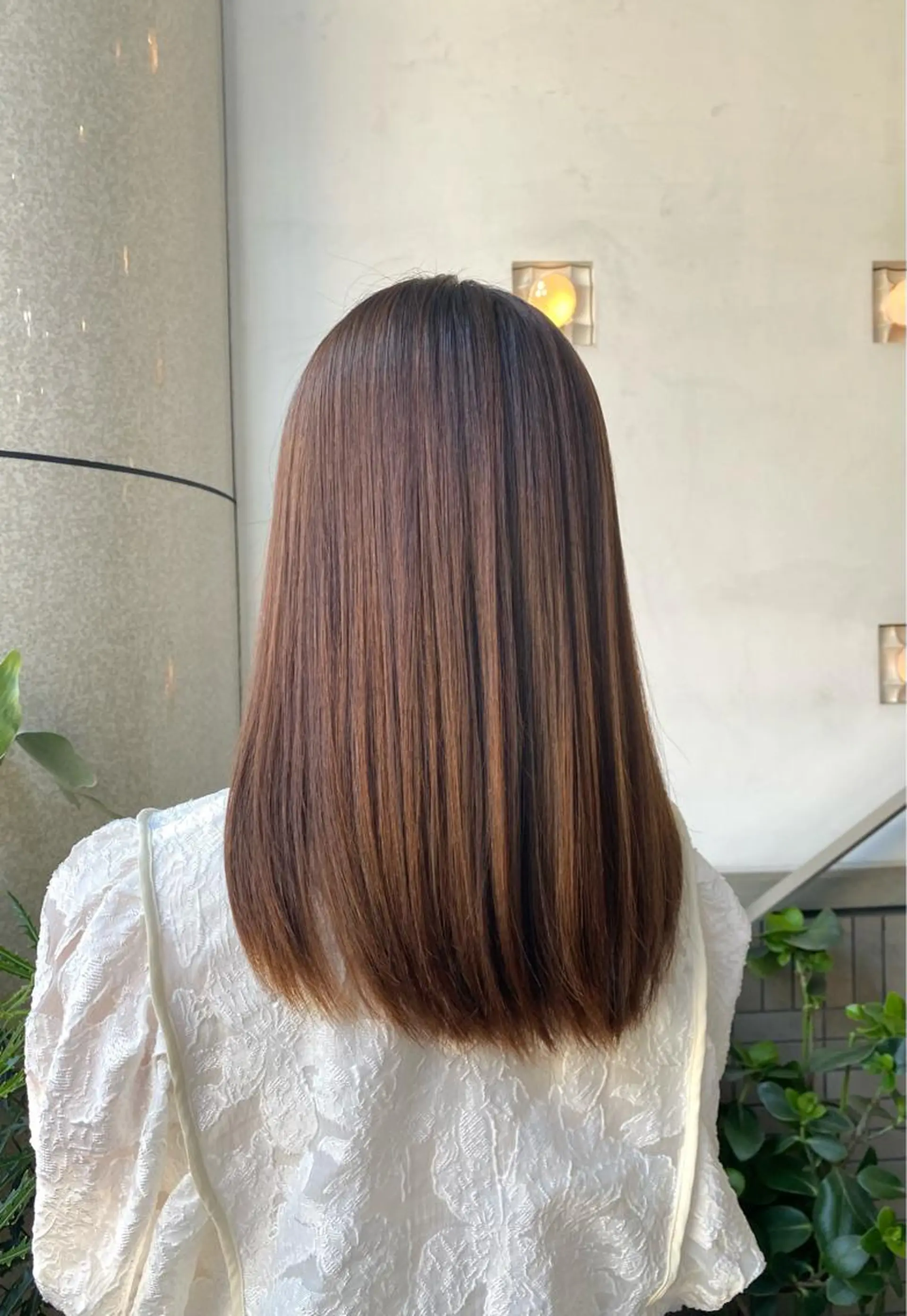 セミロング パーマ 縮毛矯正 トリートメント 統括マネージャー/ 髪のドクター/前原悟のヘアスタイル