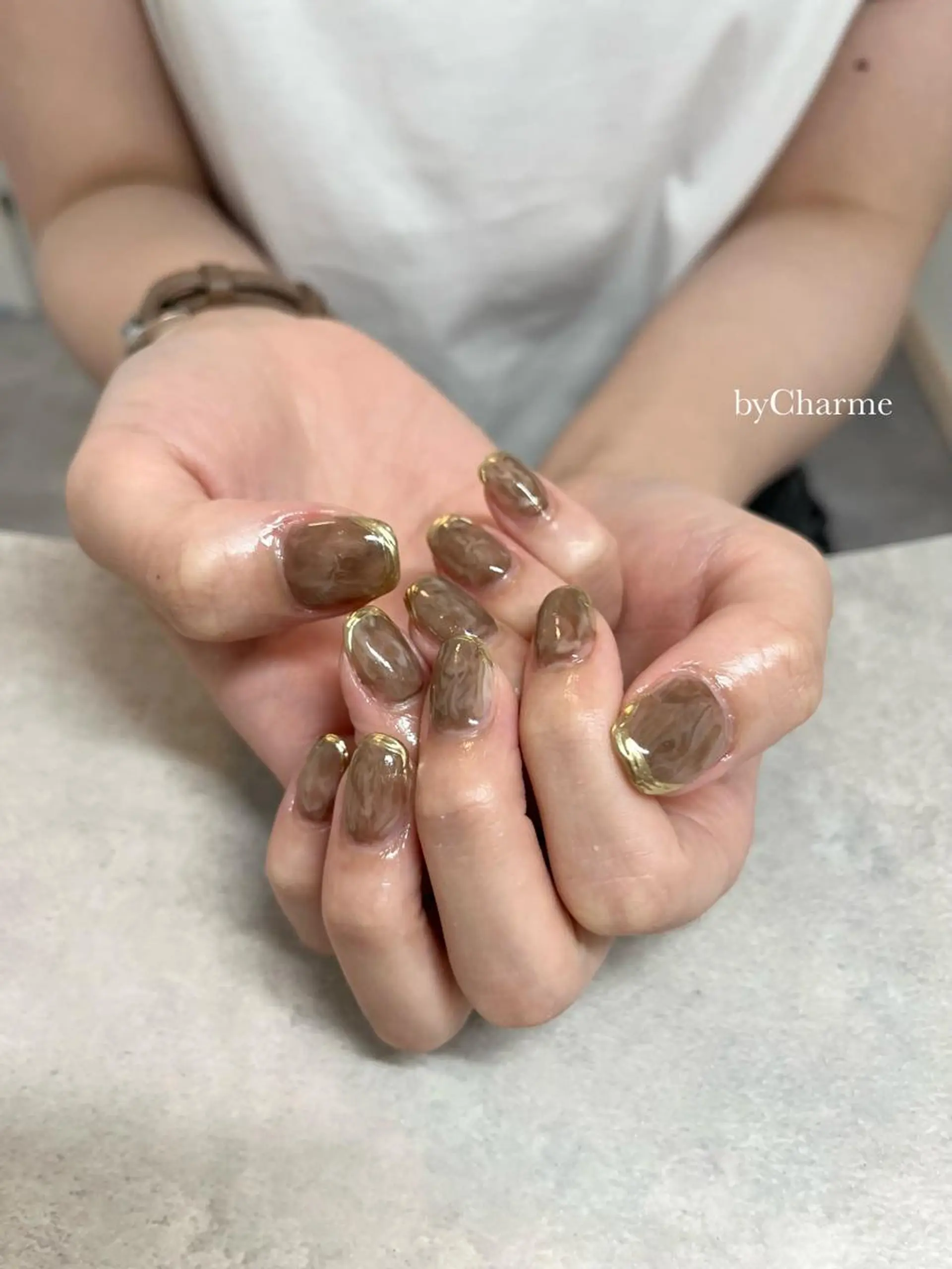 ネイル ニュアンスネイル Ray. Maayaのネイルデザイン