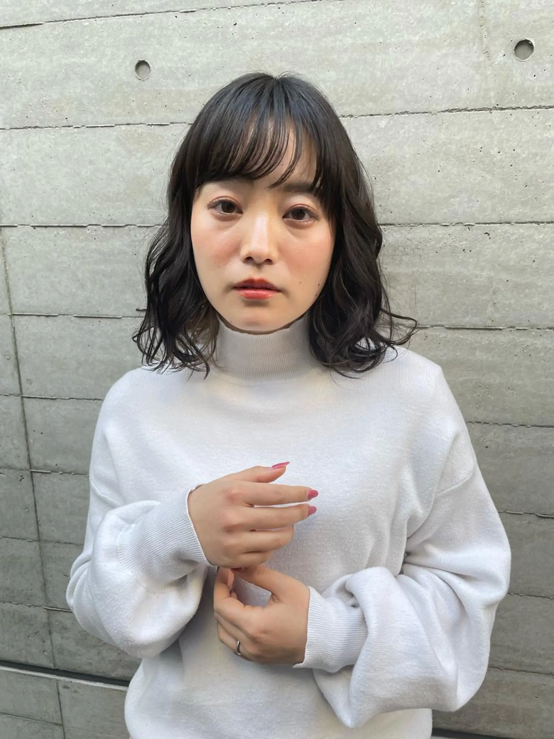 ミディアム カラー ツヤ美髪💐 髪質改善/高山愛来のヘアスタイル