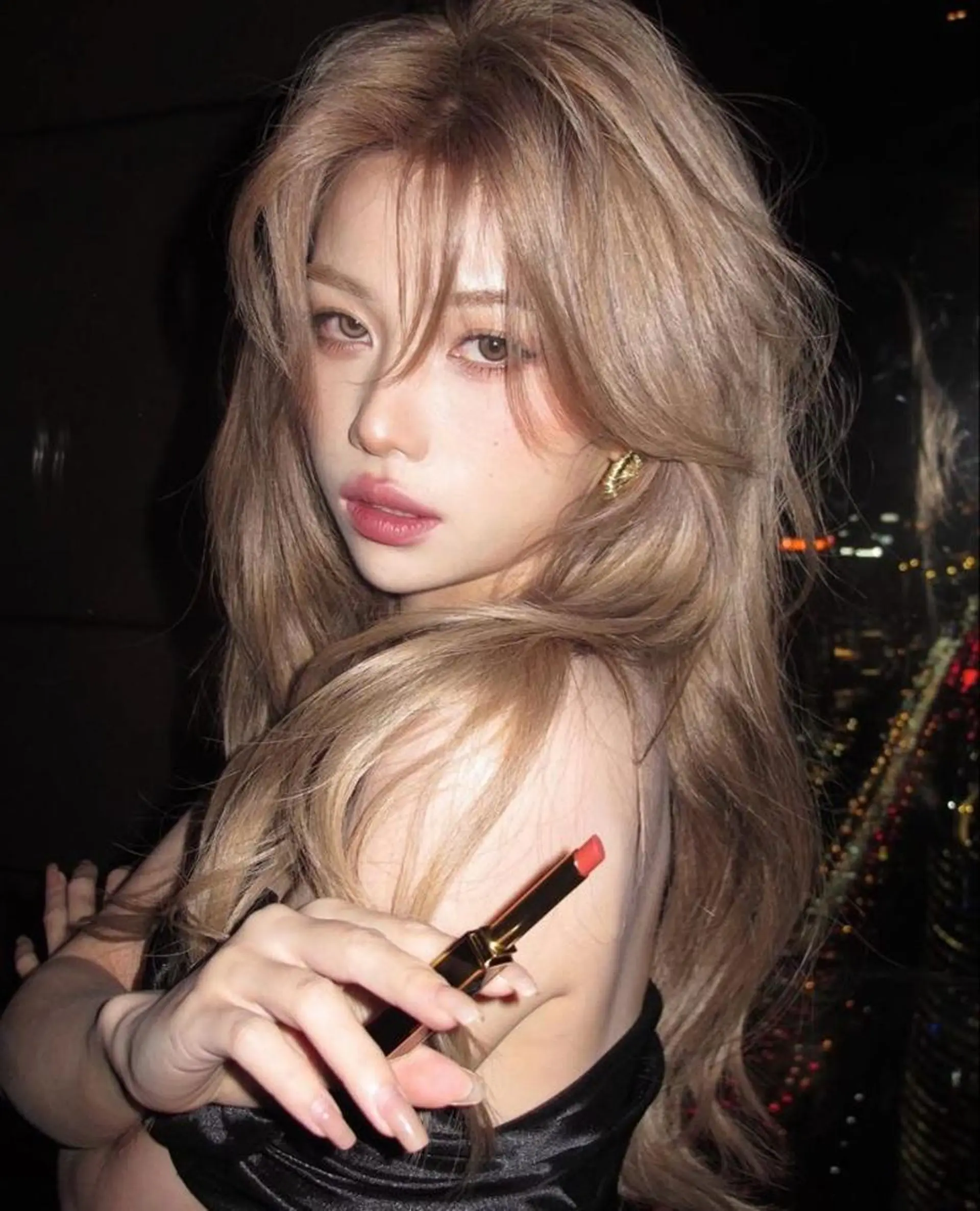 カラー ヘアカラー トリートメント ヘッドスパ ヘアセット ハイトーン🤍ブロン ド🤍MISAKIのヘアスタイル