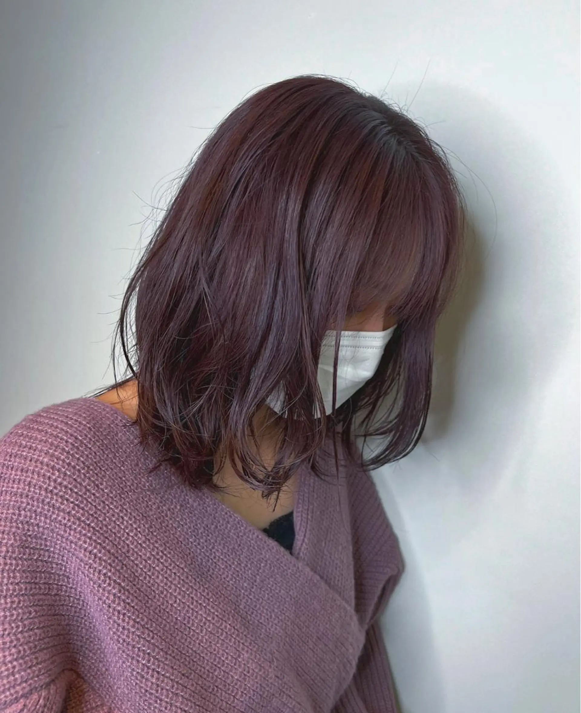 セミロング 箕面/ボブ/ 髪質改善/加藤優眞のヘアスタイル