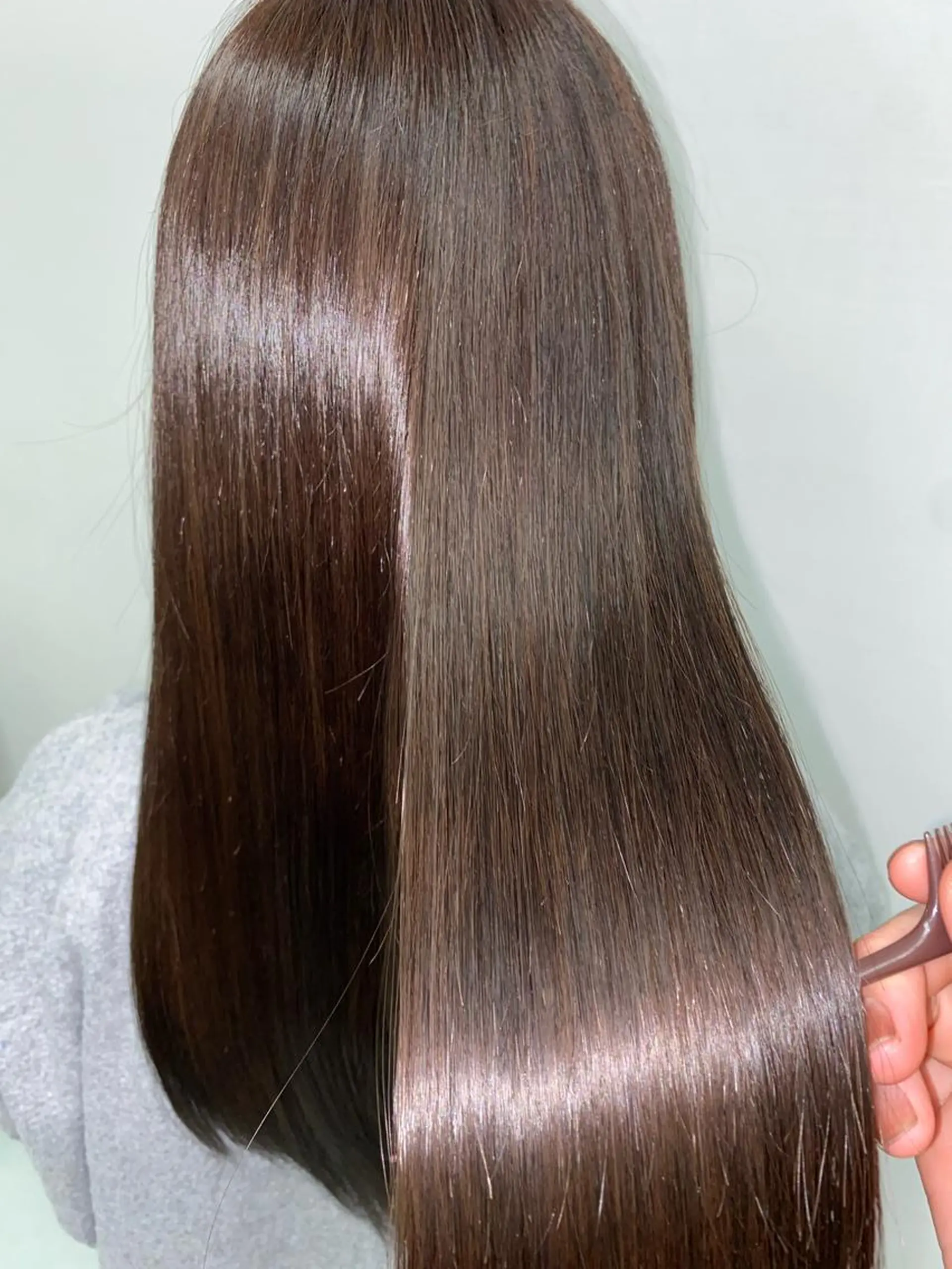 ロング カラー トリートメント クロスパーマ🥇韓国 ヘア🇰🇷濵田航希のヘアスタイル