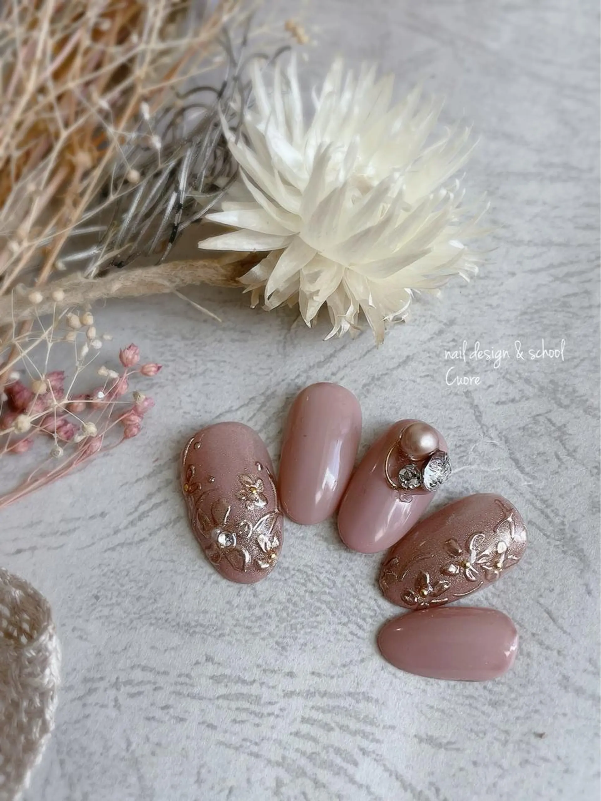 ネイル ブルー フットネイル フレンチネイル ジェルネイル グリーン ハンドネイル ハンドケア Cuore谷岡紗妃/ 宮崎台のネイルデザイン