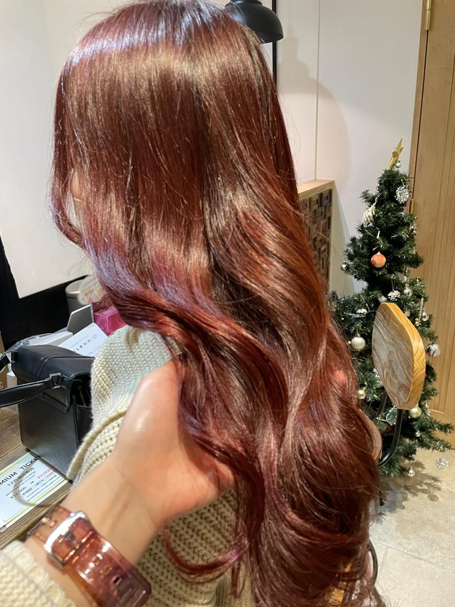 ロング カラー ヘアカラー トリートメント newi梅田🫧韓国 ヘア🫧sakiのヘアスタイル