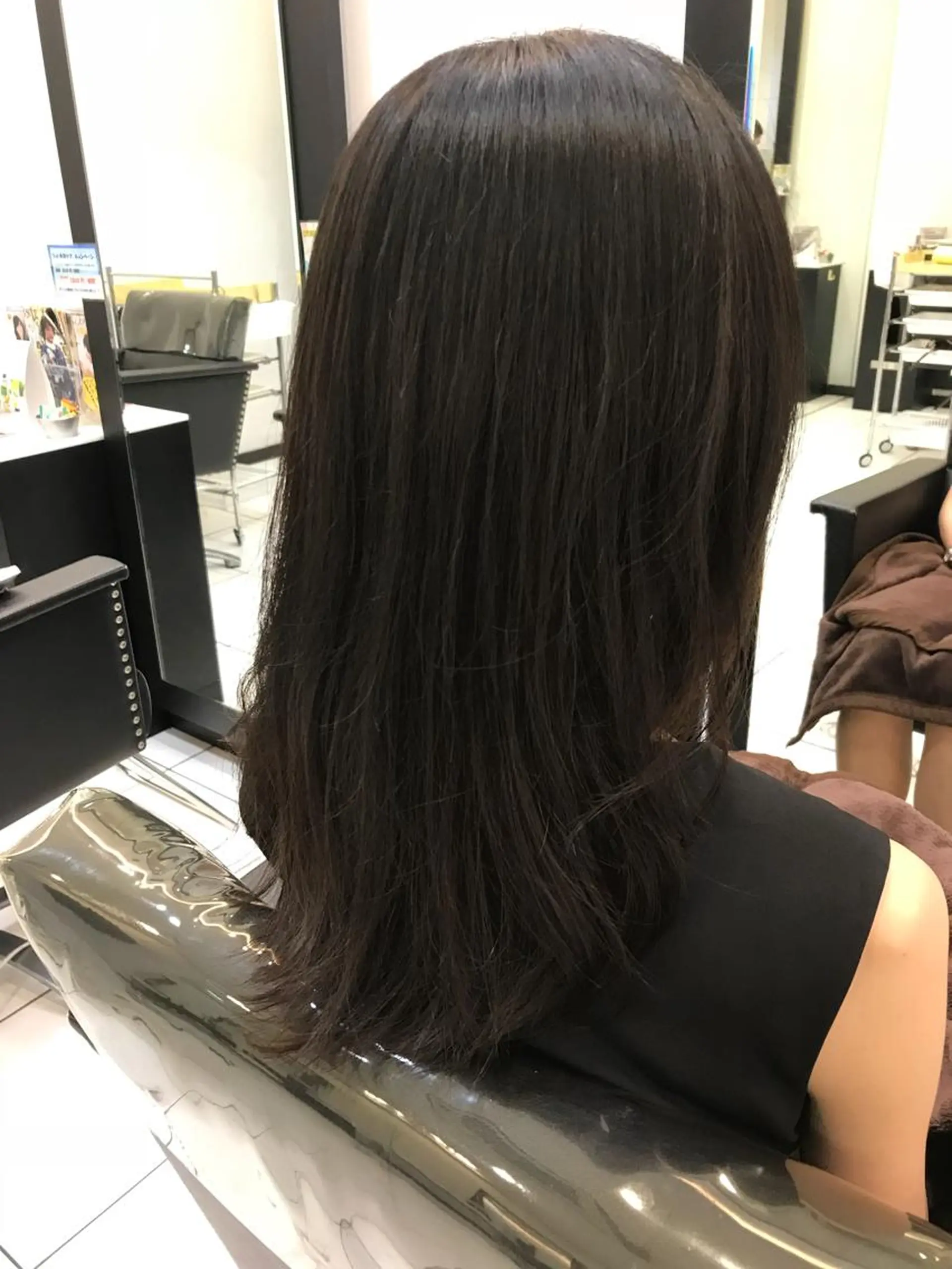 ロング YASU🍎CUT 赤系カラー/ヘアケアのヘアスタイル