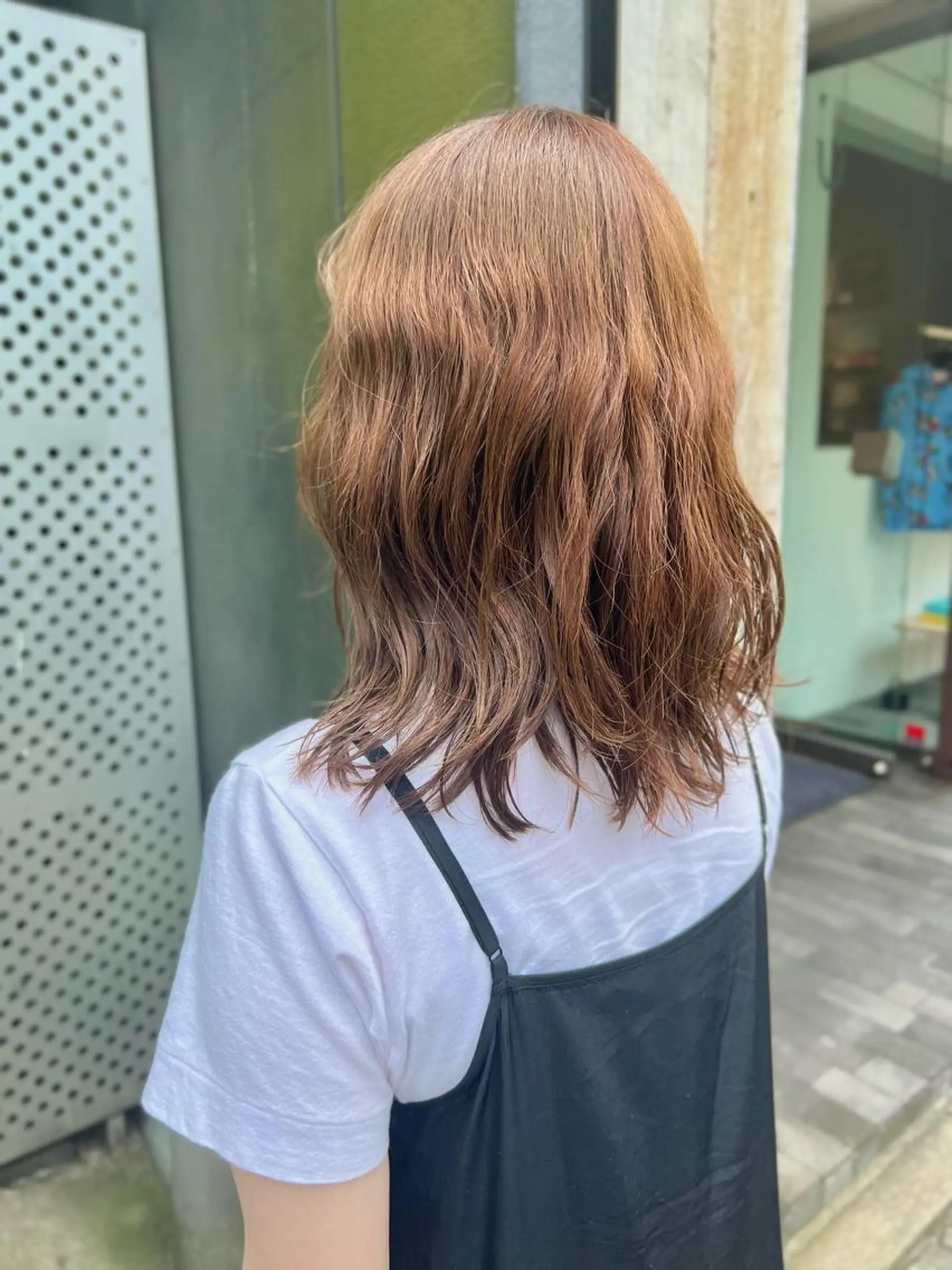 セミロング パーマ セミロングパーマ Joh/メンズカット /レイヤー/ブリーチのヘアスタイル