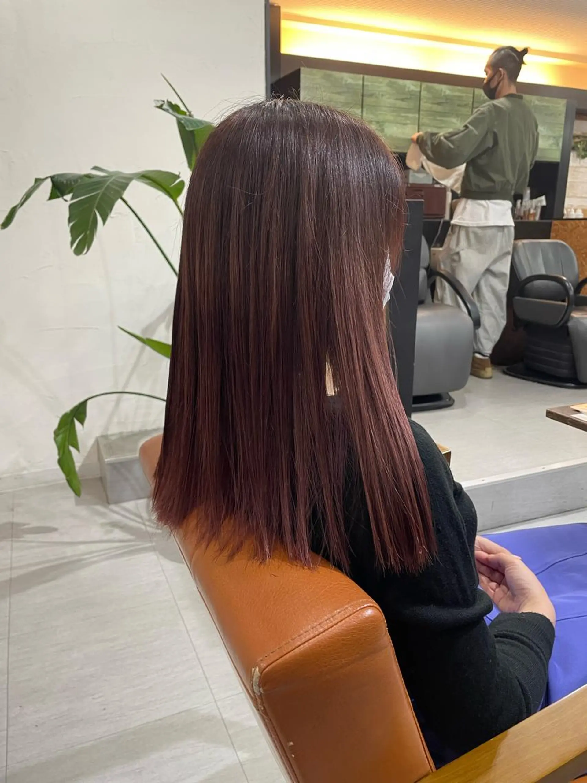 セミロング かんばら りょーいのヘアスタイル