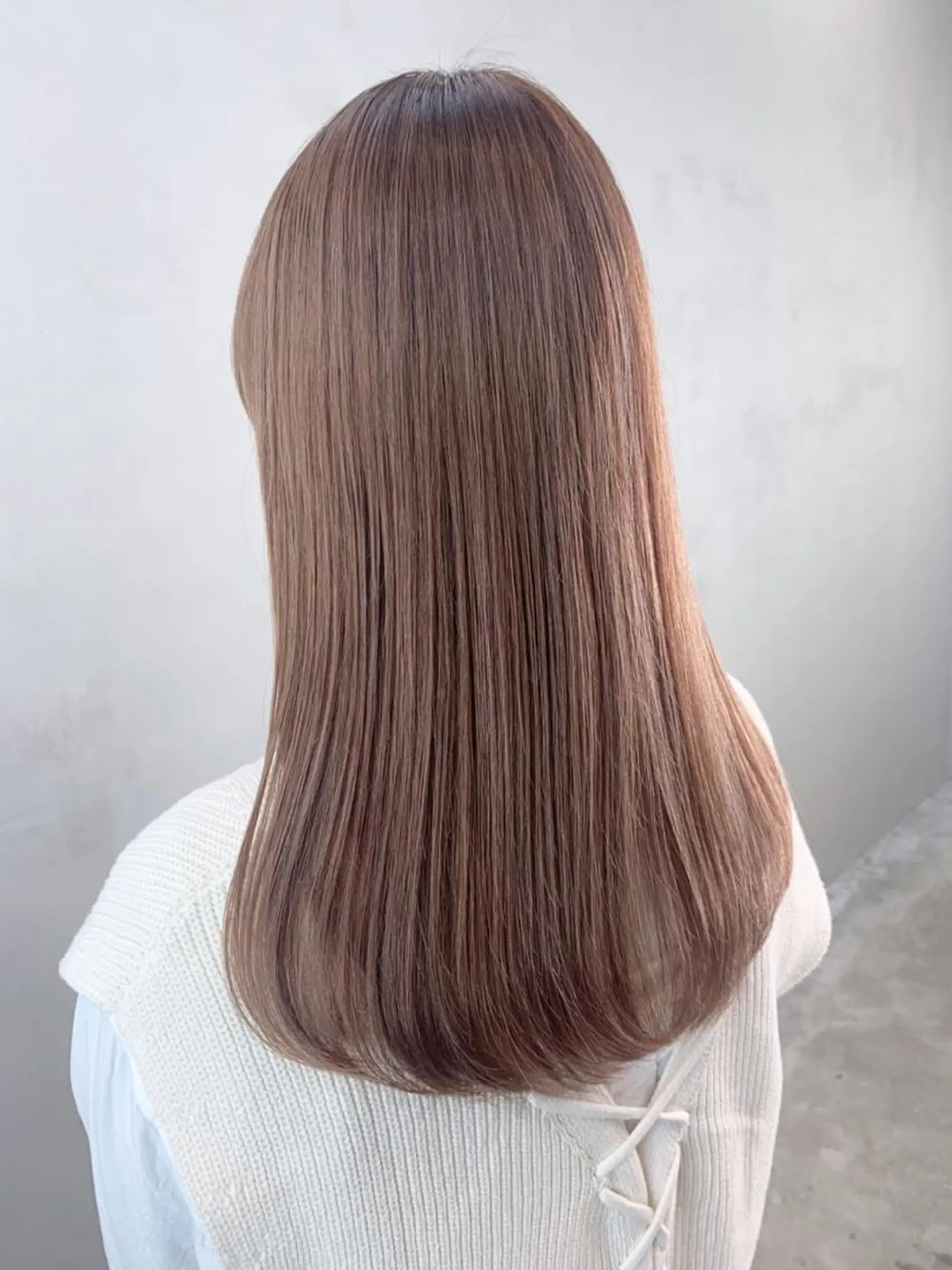 セミロング カラー パーマ ヘアアレンジ ベージュカラー ショコラベージュ ITbyALBUM 中野店のヘアスタイル