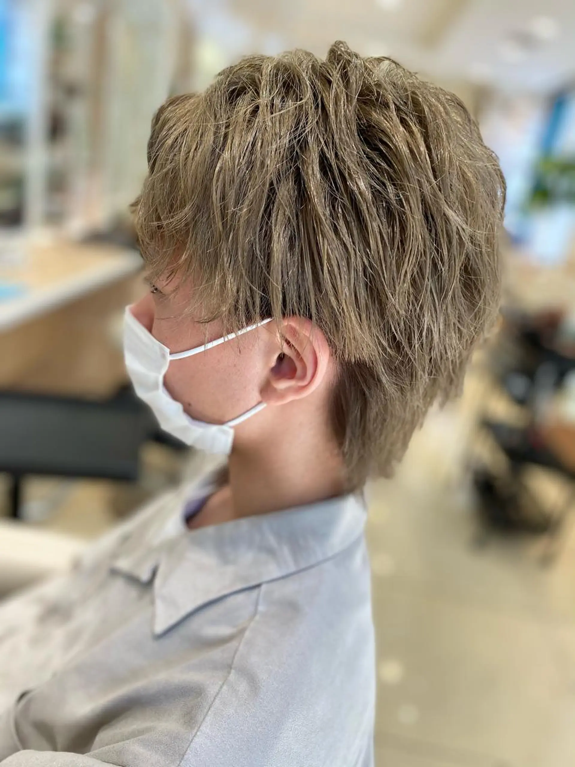 ショート カラー メンズ 🩵波巻き／ツイスパ HARU💎のヘアスタイル