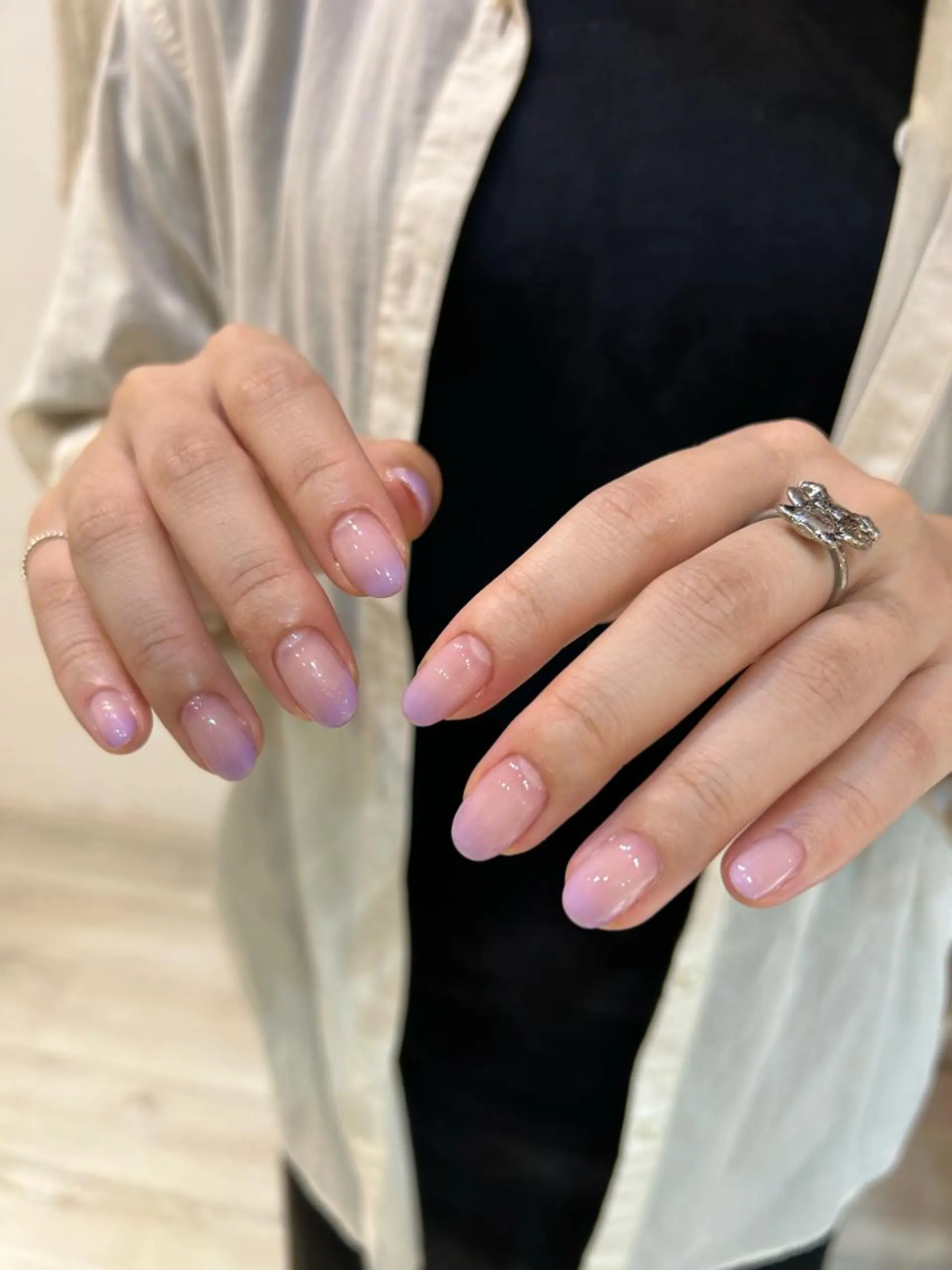 ネイル グラデーション パープル Chipieee manamiのネイルデザイン