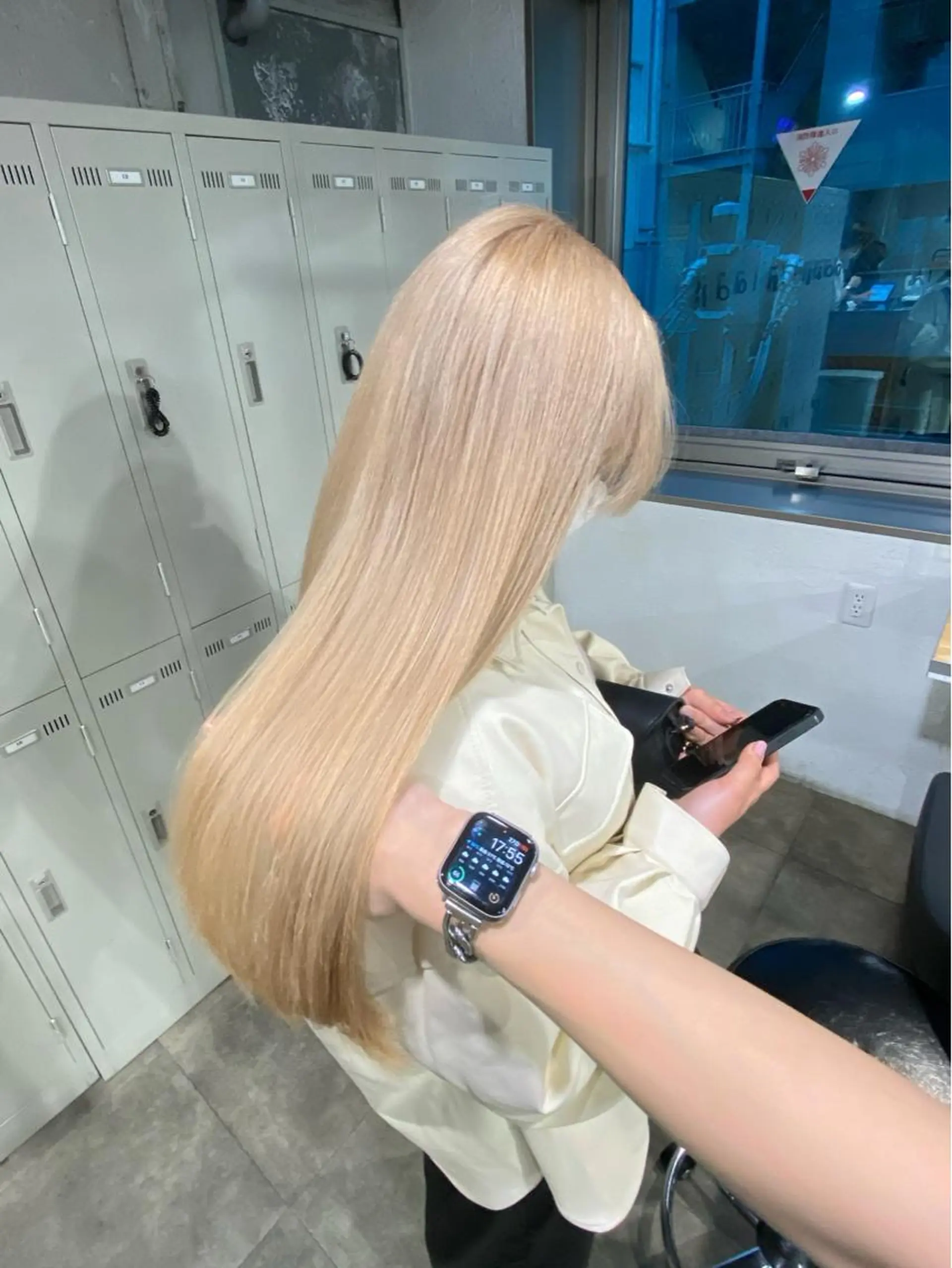 ロング カラー エフェクトブリーチ 🌟前澤啓太朗のヘアスタイル