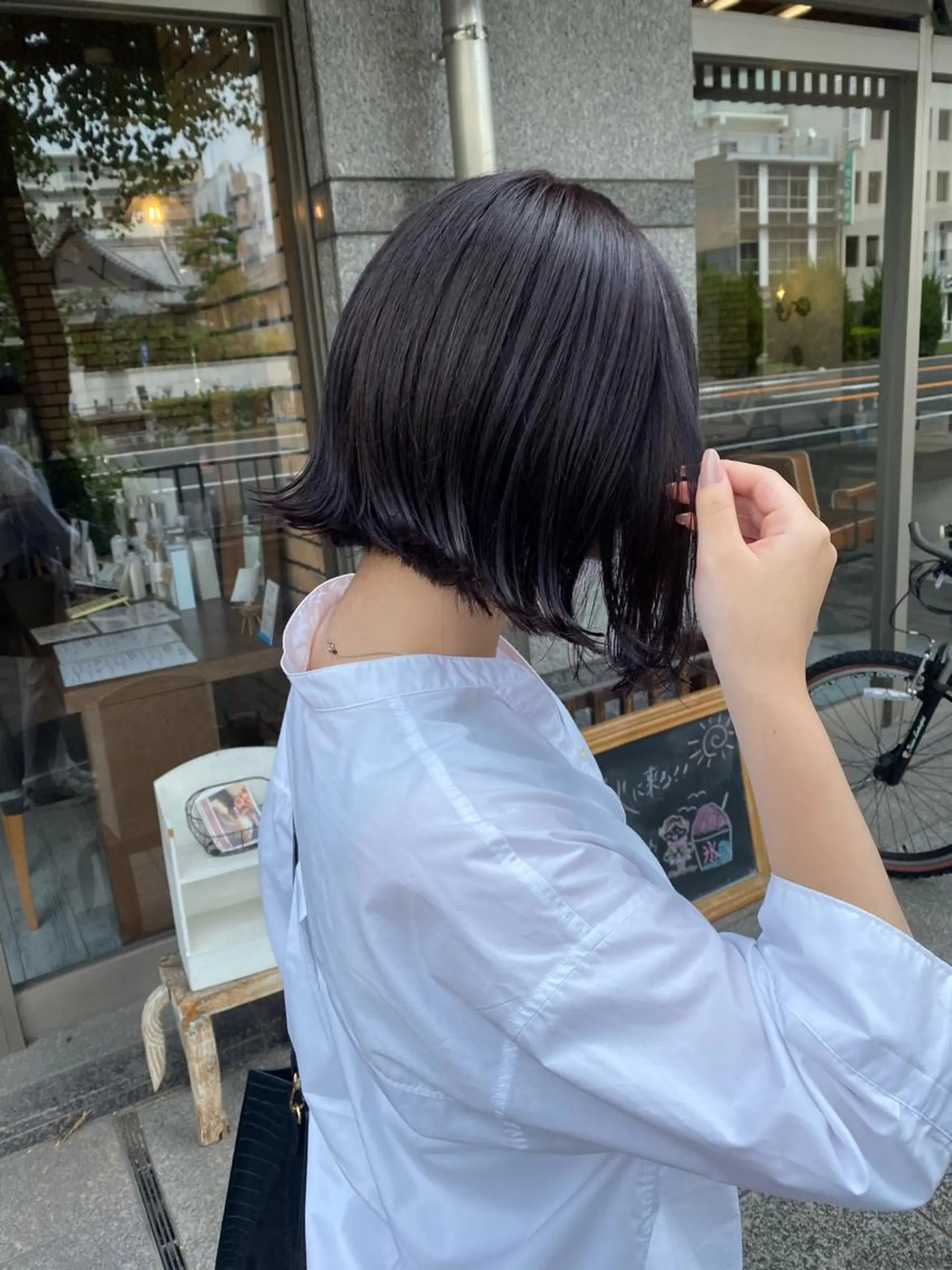 ミディアム カラー ｲﾁｶﾜ ﾐｵ/ minim hairのヘアスタイル