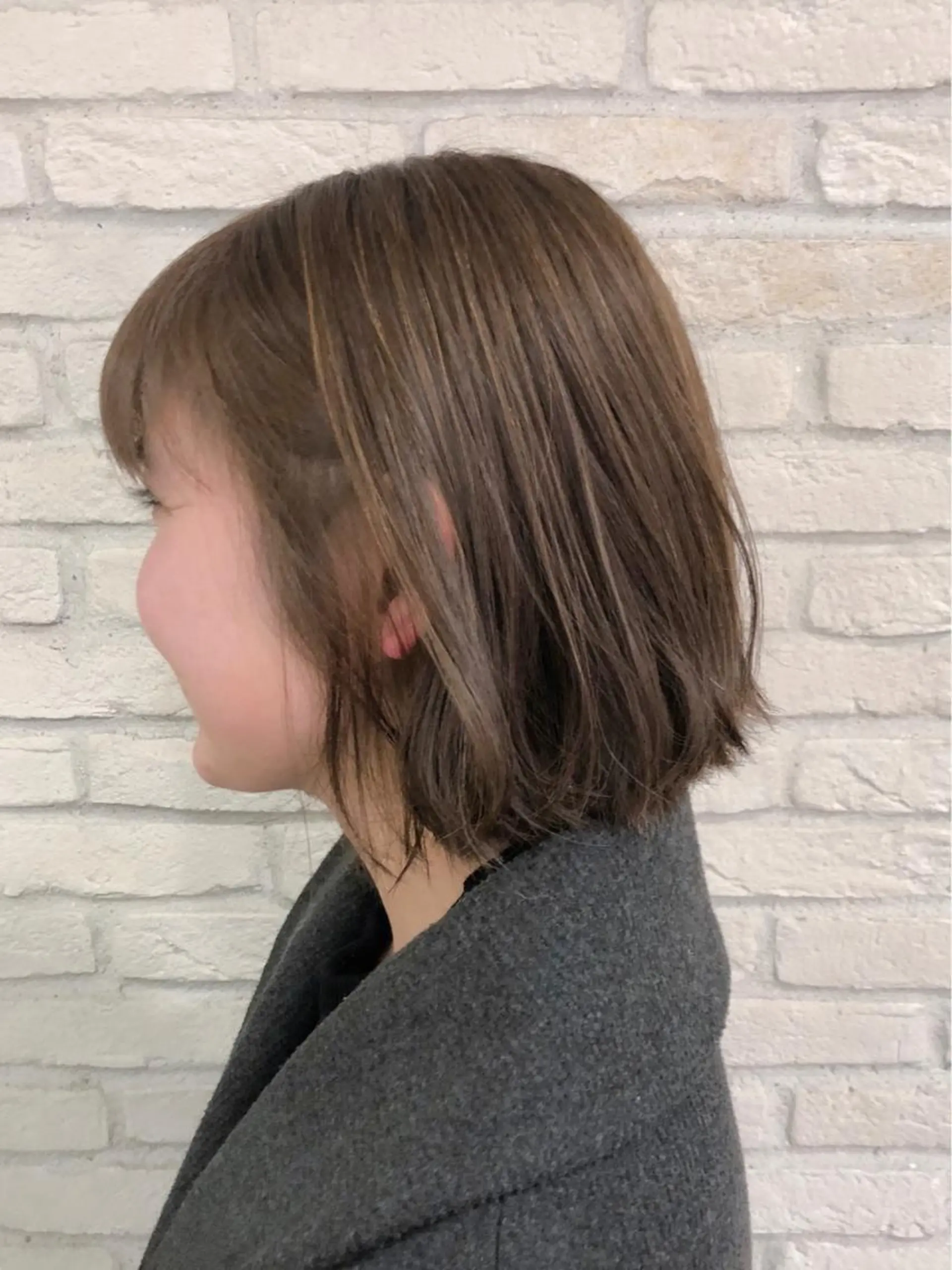 ミディアム カラー HAUS 片山みほのヘアスタイル