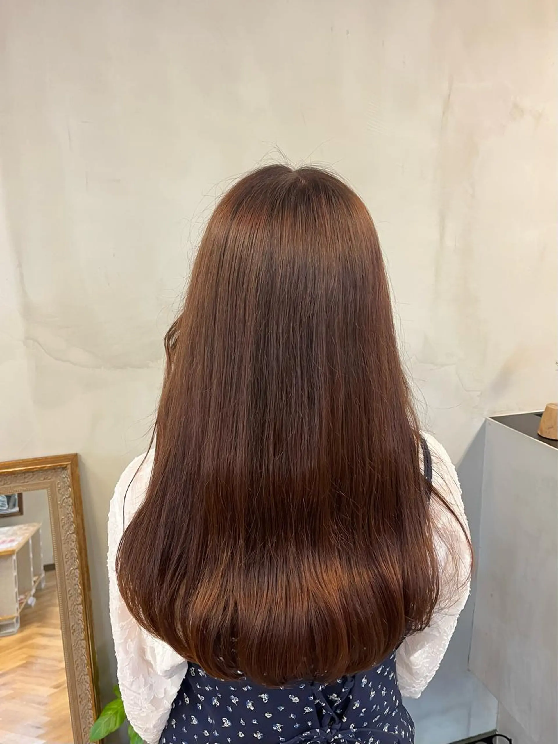 ロング カラー ヘアアレンジ ブラウンカラー ピンクカラー ピンクブラウン miyu /レイヤー/ブリーチのヘアスタイル