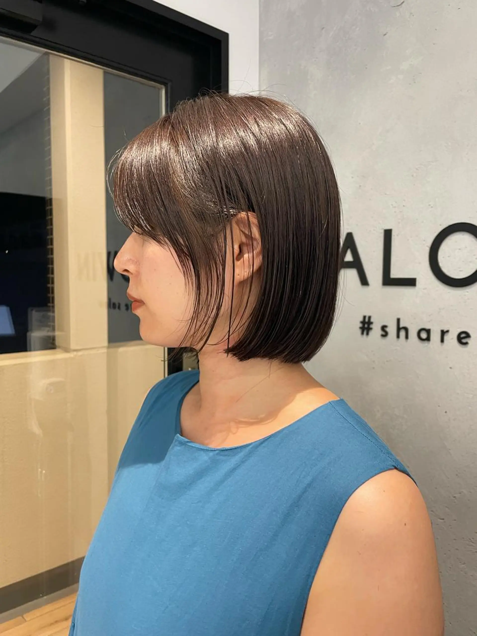 ショート カラー ボブ ヘアカラー トリートメント ヘアセット メンズ特化 パーマ/オザワのヘアスタイル