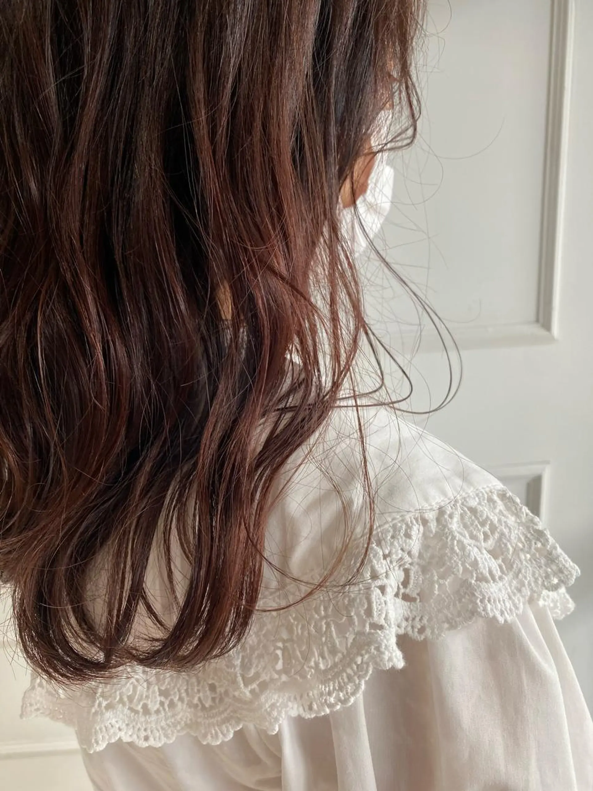 セミロング カラー ヘアカラー 梛木 唯のヘアスタイル