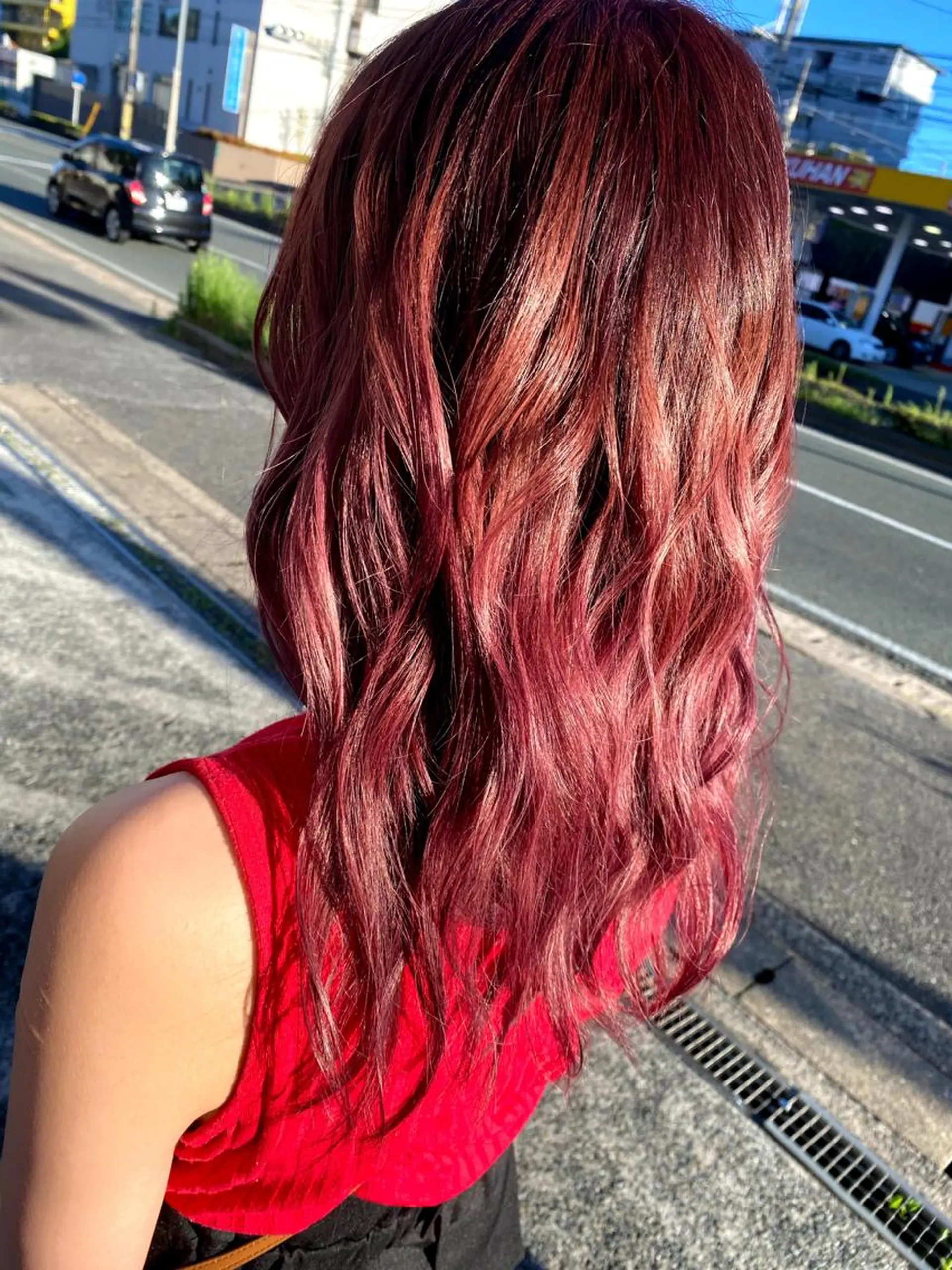 ロング カラー ヘアアレンジ Design Color🐰アユミのヘアスタイル