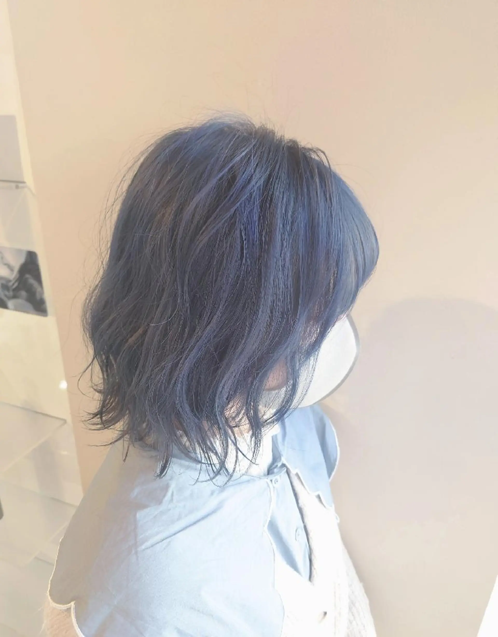 ミディアム カラー iss所属・メンズ/パーマ特化 /波巻き/林洋平のヘアスタイル