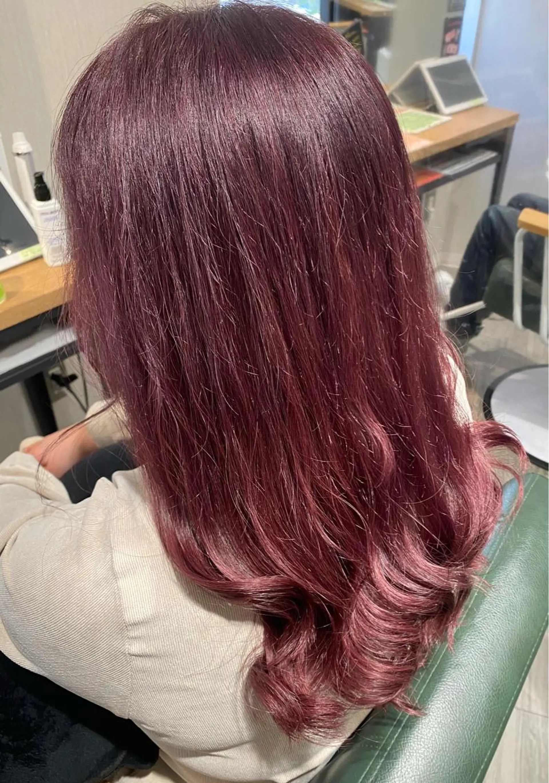 ロング カラー 福薗 ななのヘアスタイル