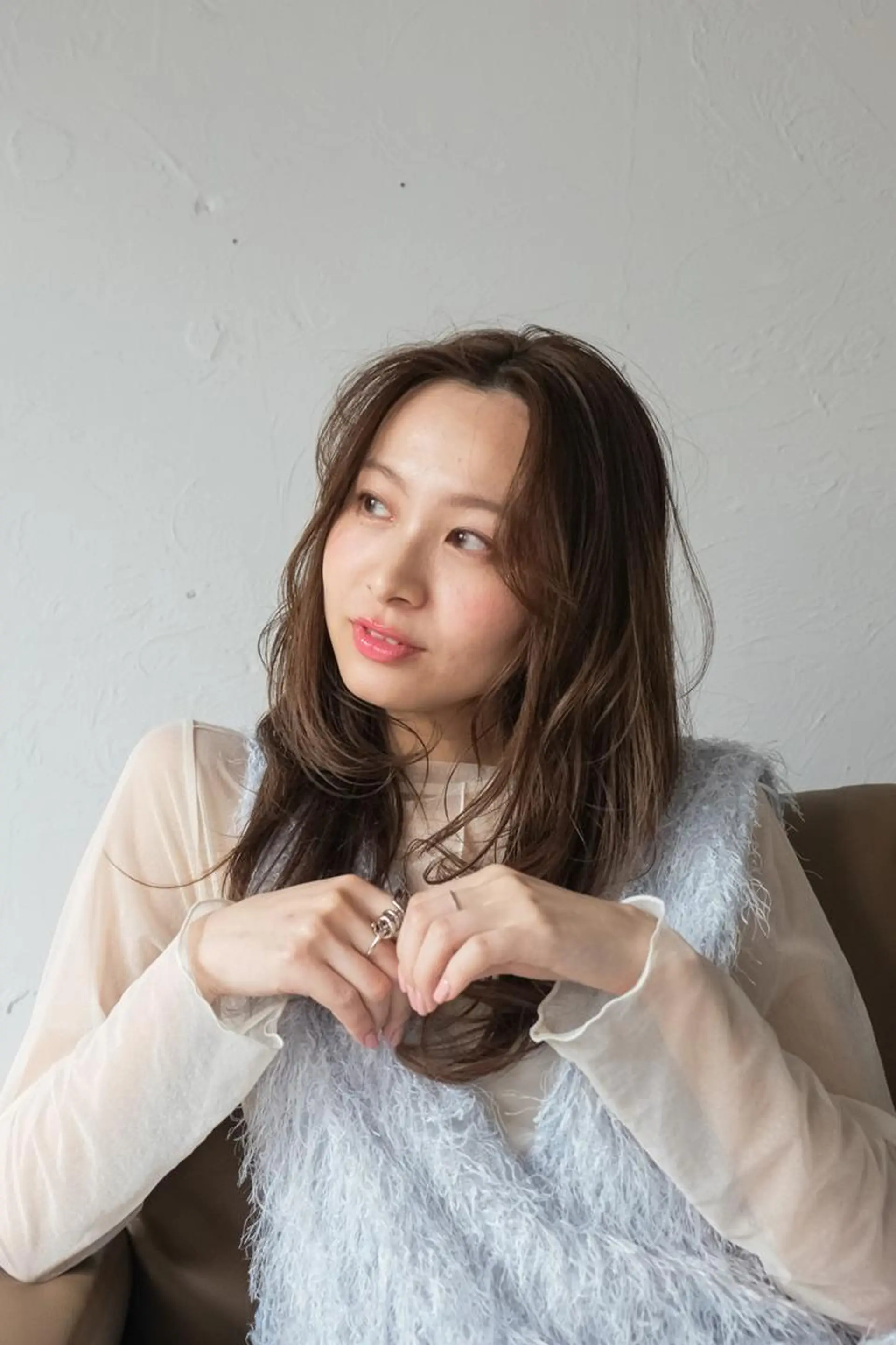 ミディアム カラー ヘアカラー トリートメント Liru:smart salon/茅ヶ崎のヘアスタイル