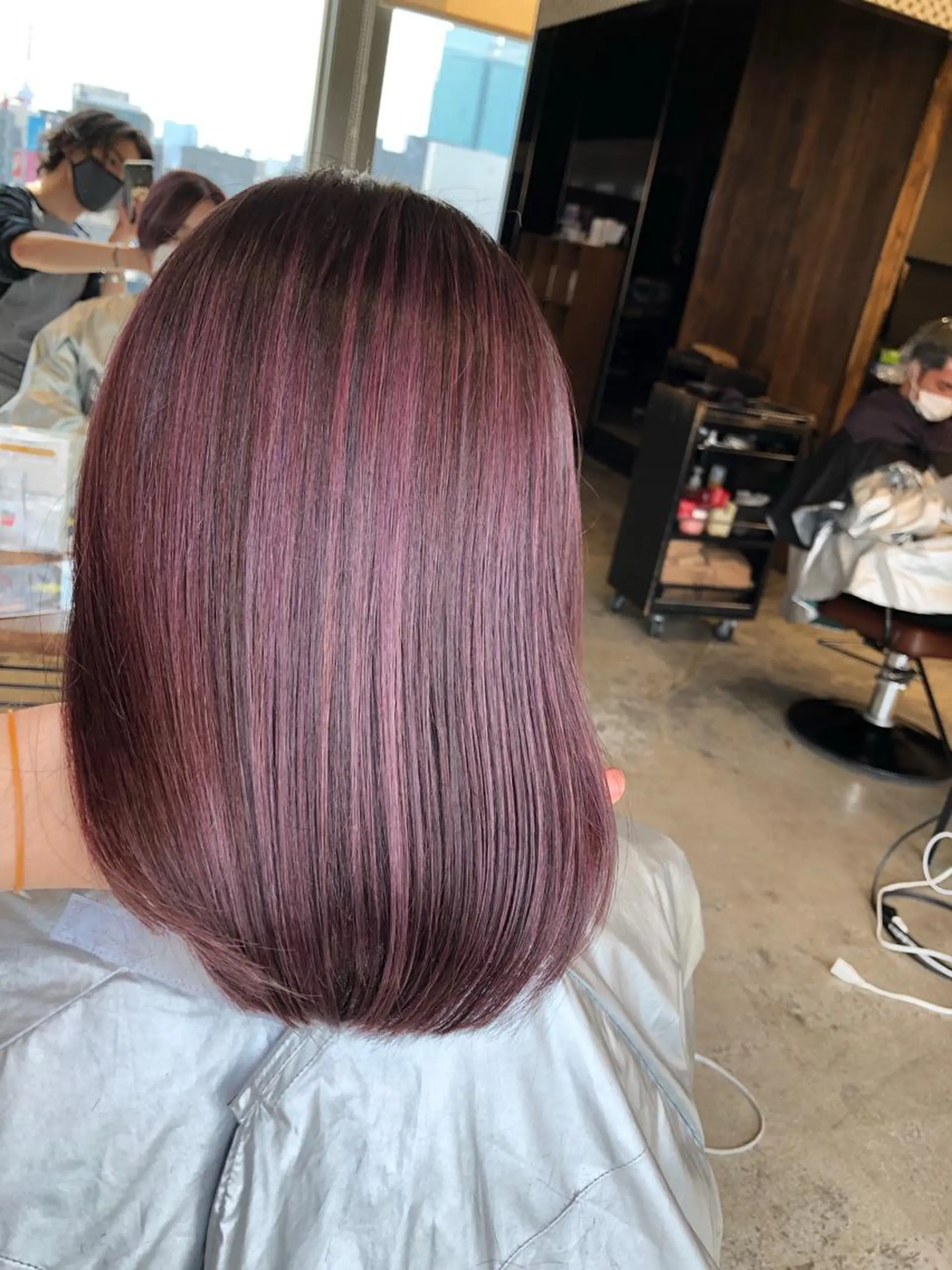 カラー 顔まわりの神様✨ 透明感カラー藤嶋秀幸のヘアスタイル