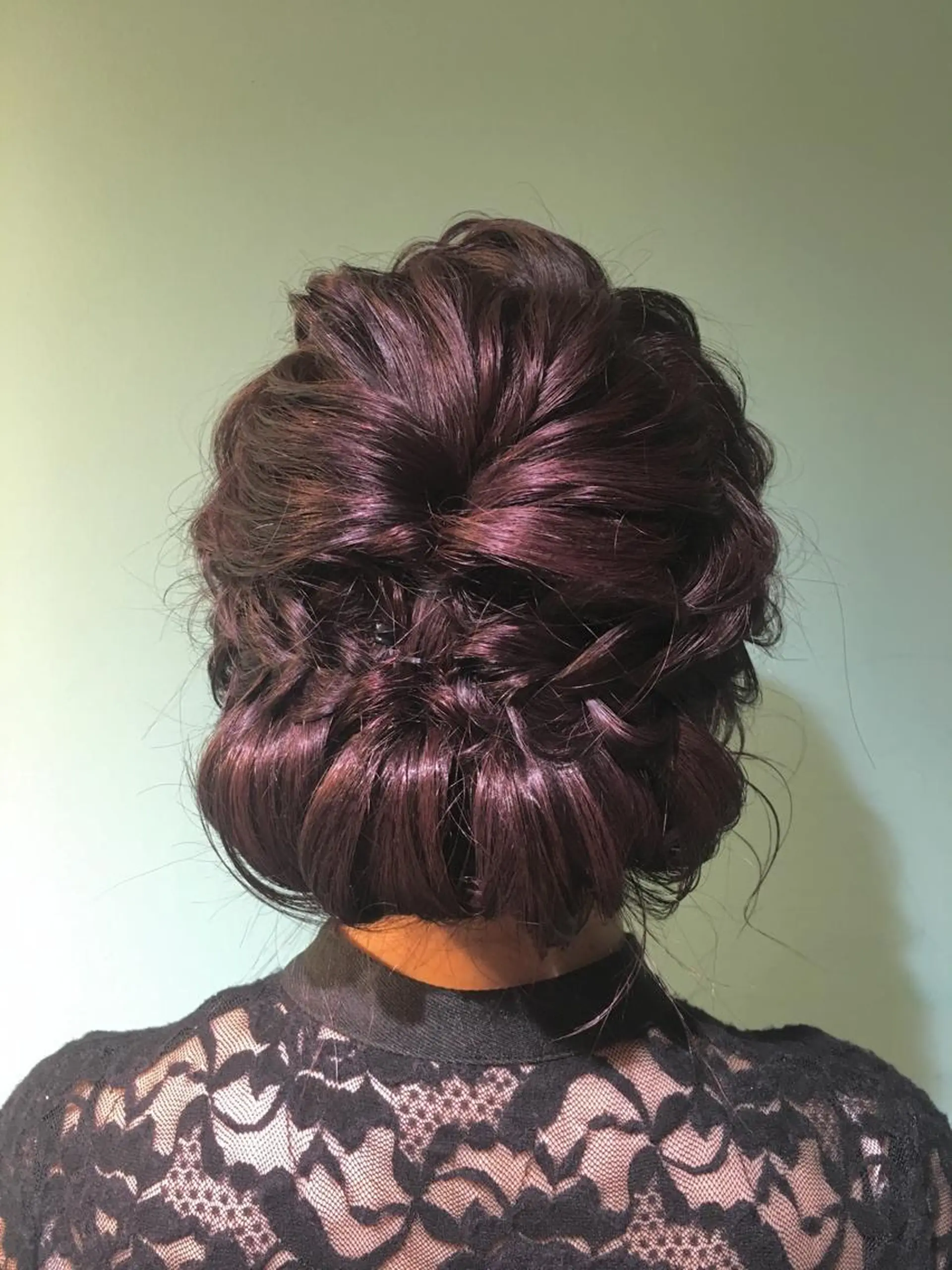 セミロング ヘアアレンジ さかい なつみのヘアスタイル