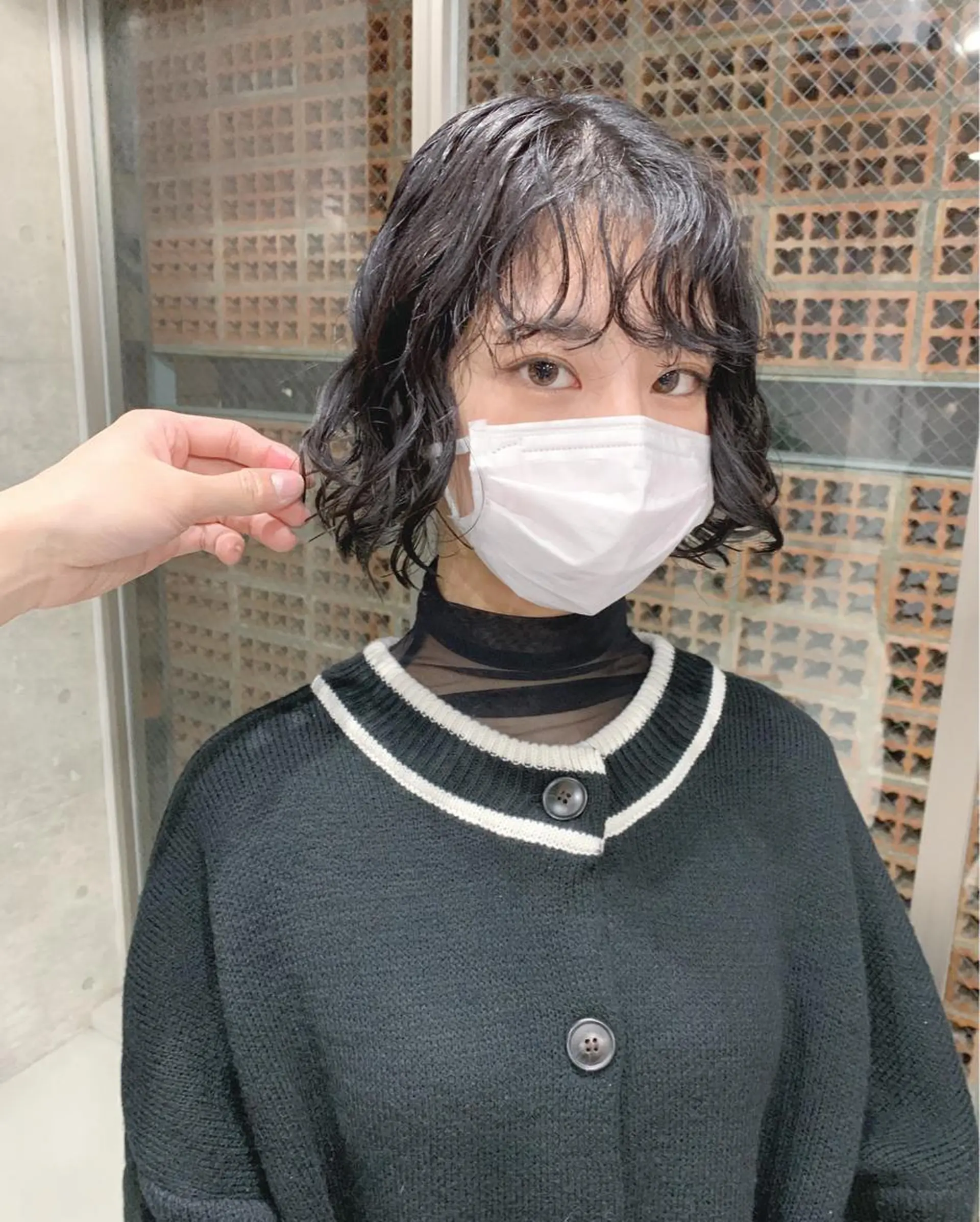 パーマ ボブパーマコテ巻き風 パーマNo1深江秀平のヘアスタイル